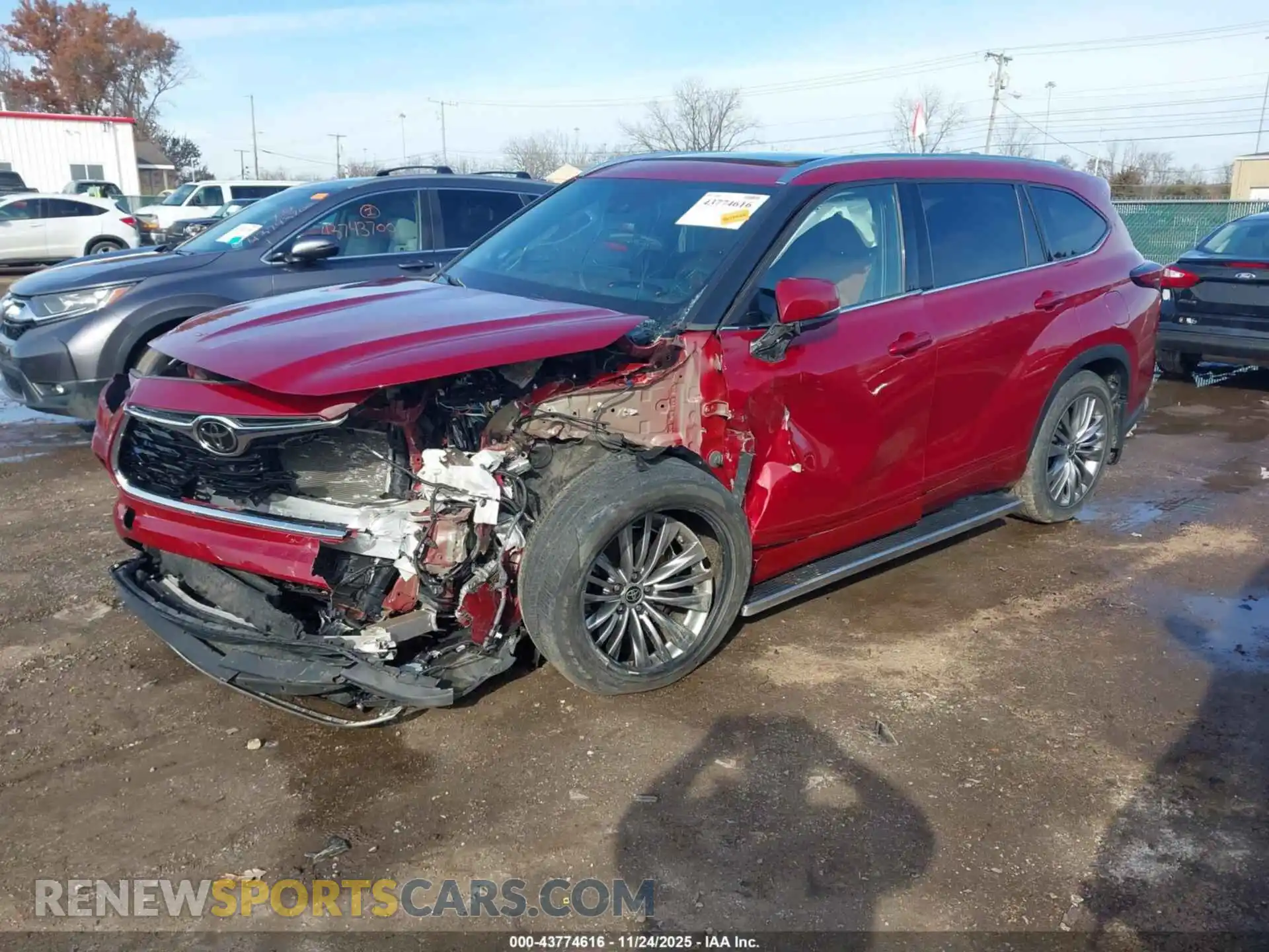 2 Photograph of a damaged car 5TDFZRBHXMS144360 TOYOTA HIGHLANDER 2021