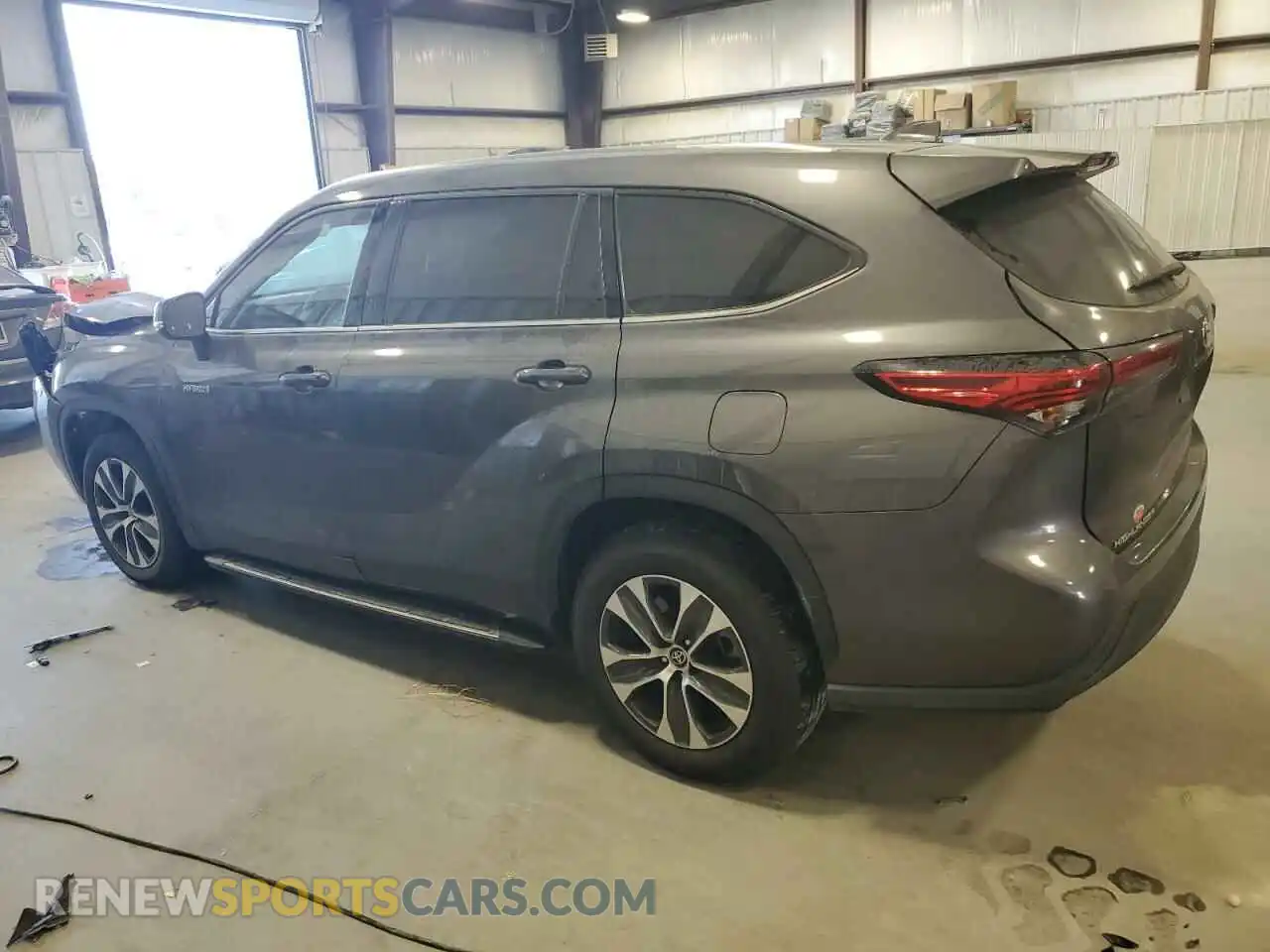 2 Photograph of a damaged car 5TDGARAH0MS008414 TOYOTA HIGHLANDER 2021