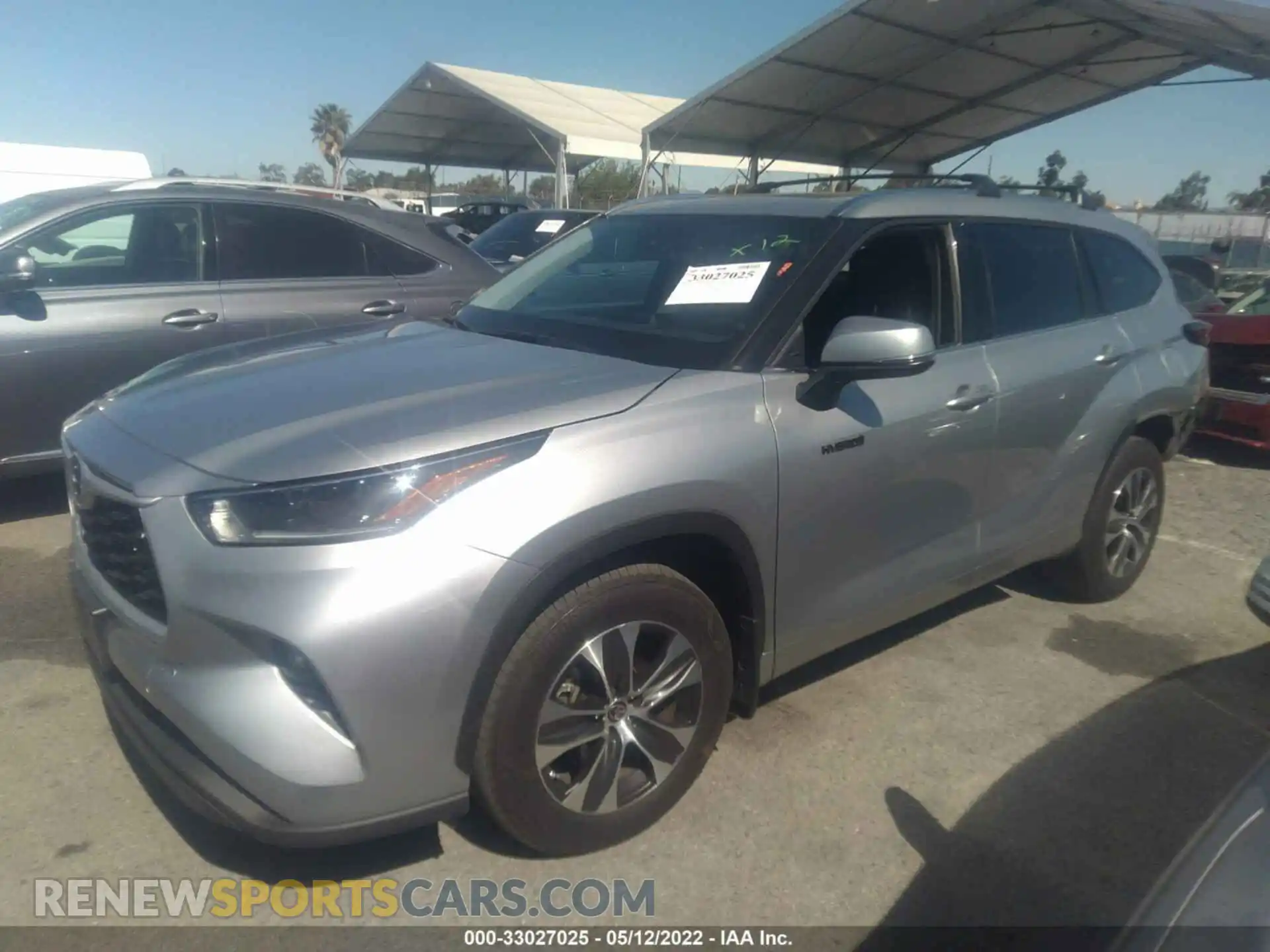 2 Photograph of a damaged car 5TDGARAH0MS010924 TOYOTA HIGHLANDER 2021