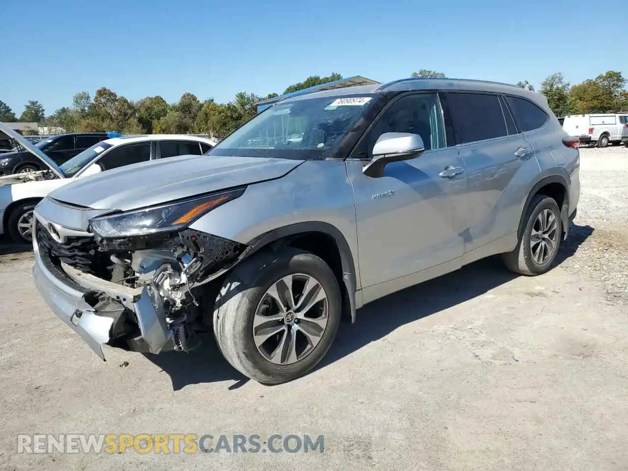 1 fotografías del automóvil dañado 5TDGARAH2MS505450 TOYOTA HIGHLANDER 2021