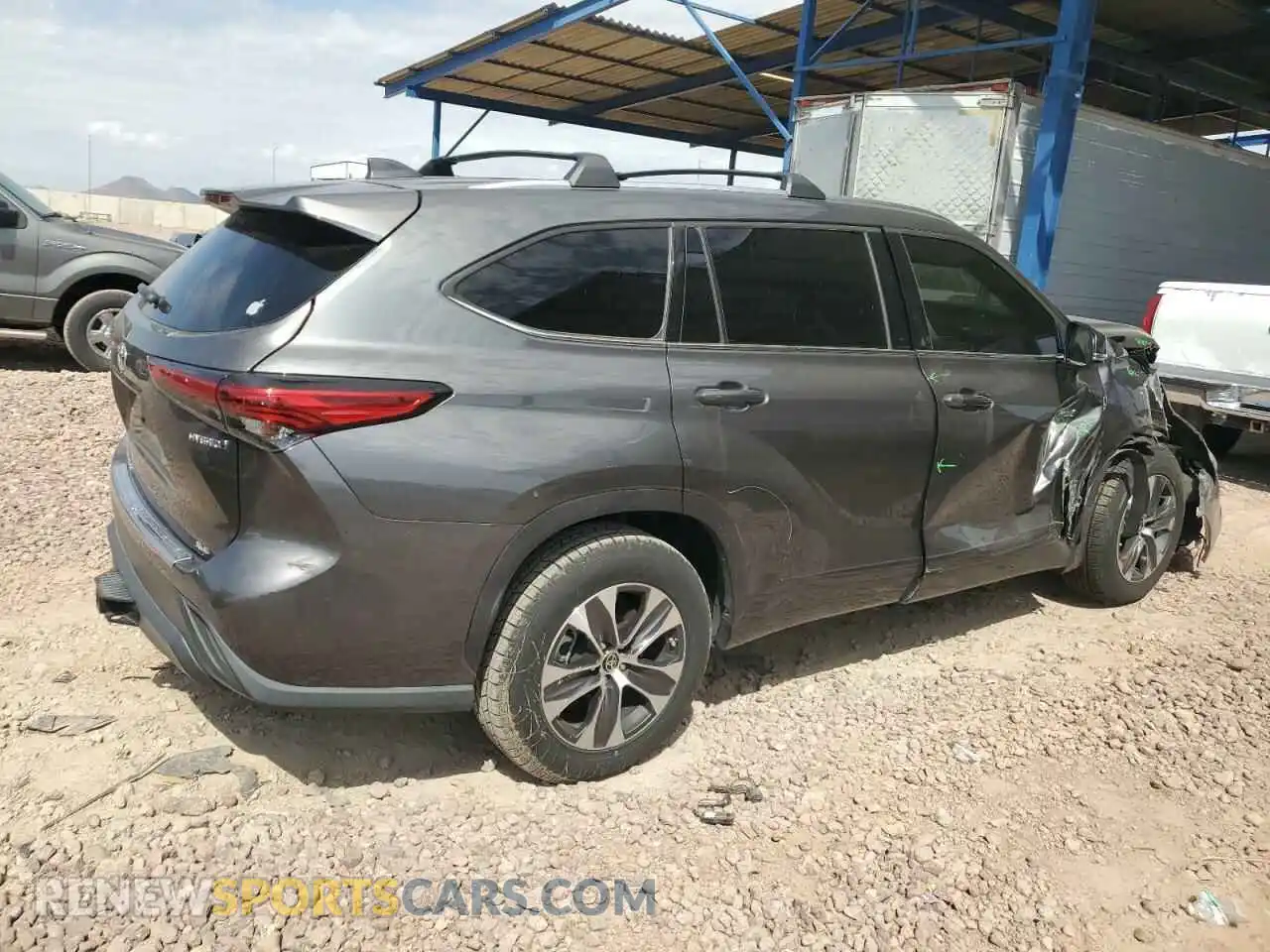 3 Photograph of a damaged car 5TDGARAH3MS509586 TOYOTA HIGHLANDER 2021
