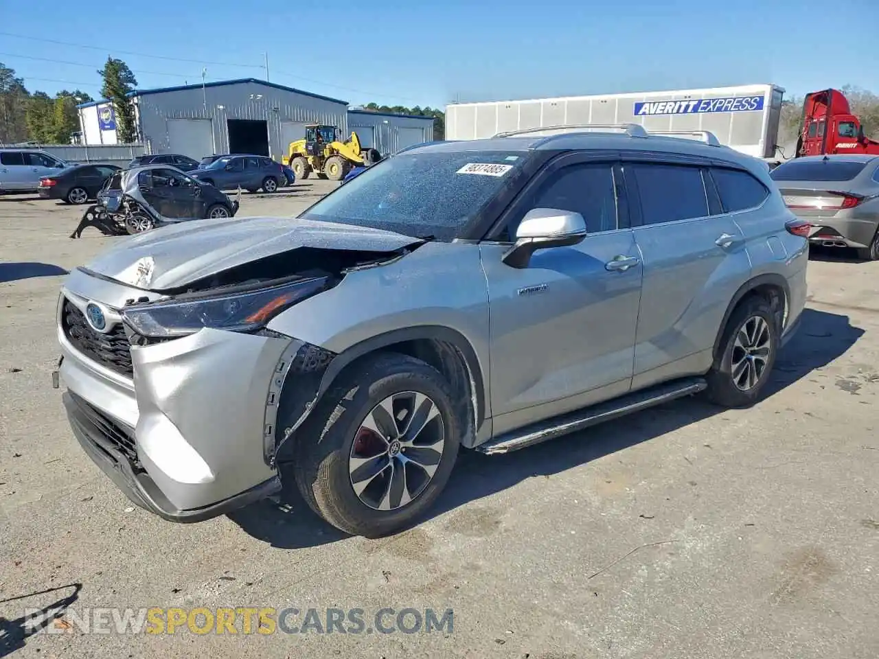 1 Photograph of a damaged car 5TDGARAH8MS009486 TOYOTA HIGHLANDER 2021