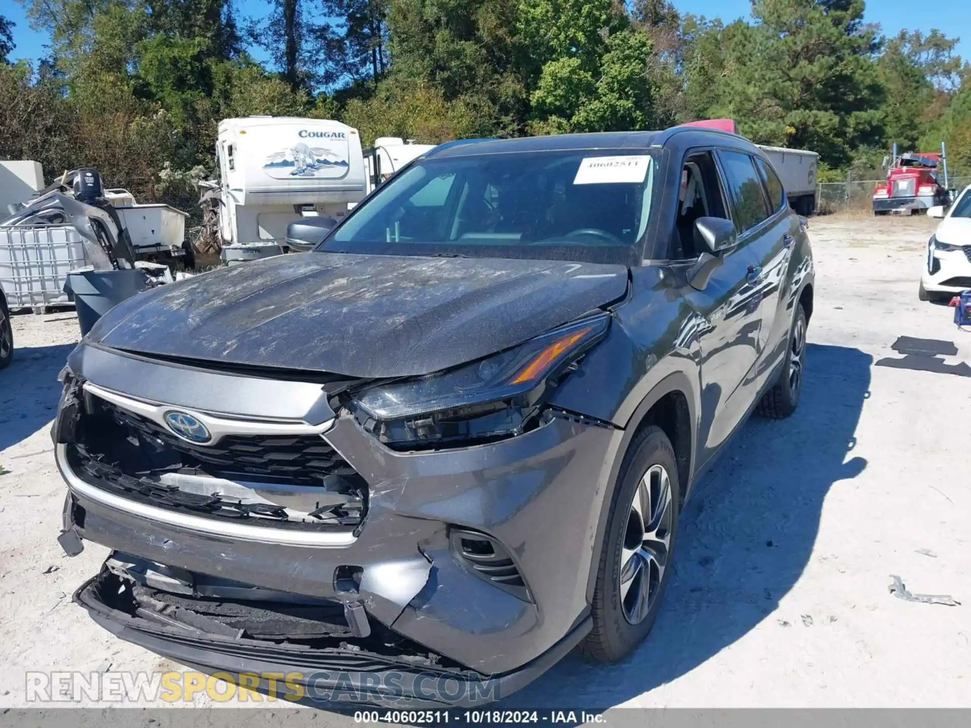 2 Photograph of a damaged car 5TDGARAHXMS503476 TOYOTA HIGHLANDER 2021