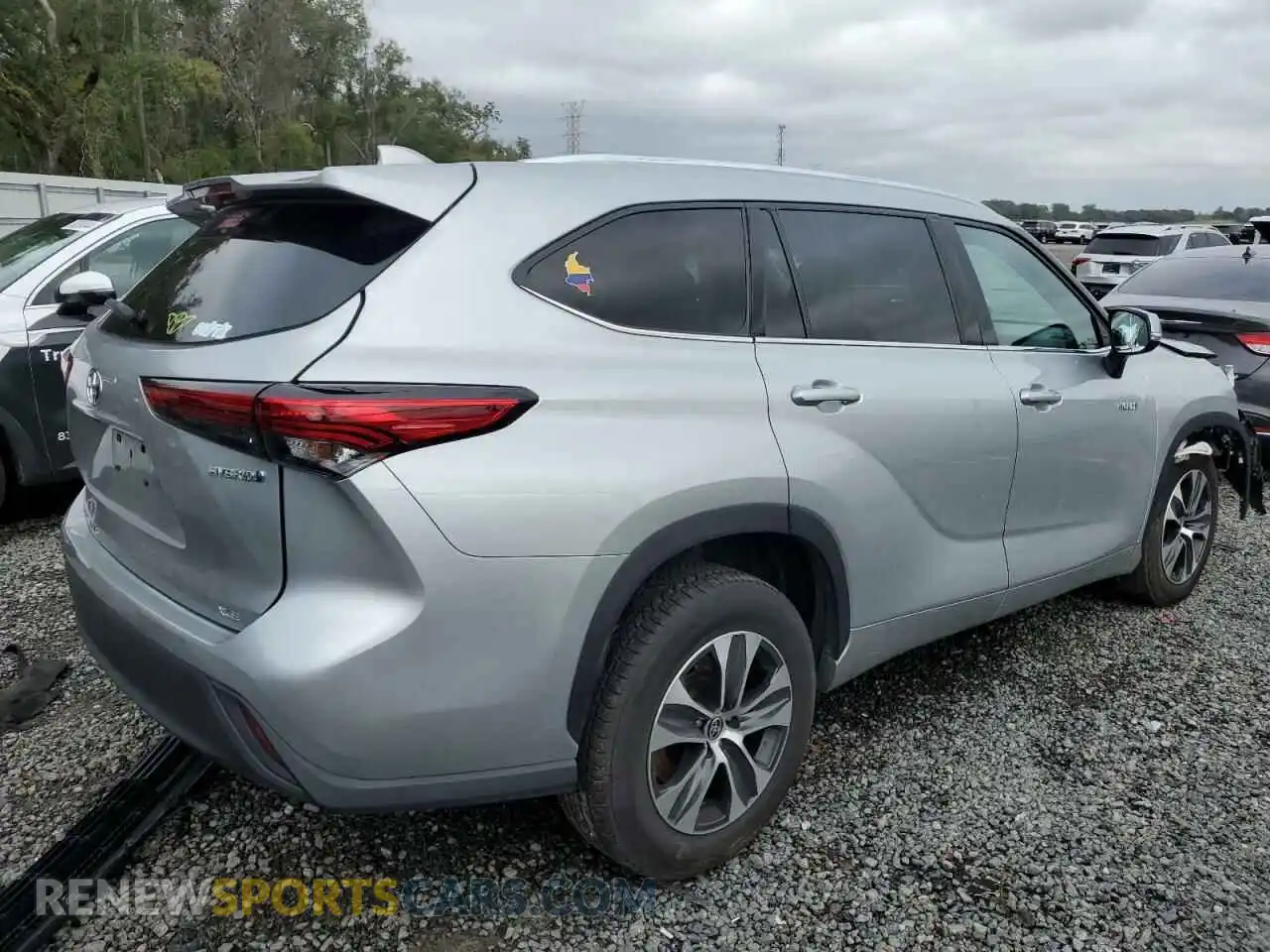 3 Photograph of a damaged car 5TDGARAHXMS506961 TOYOTA HIGHLANDER 2021