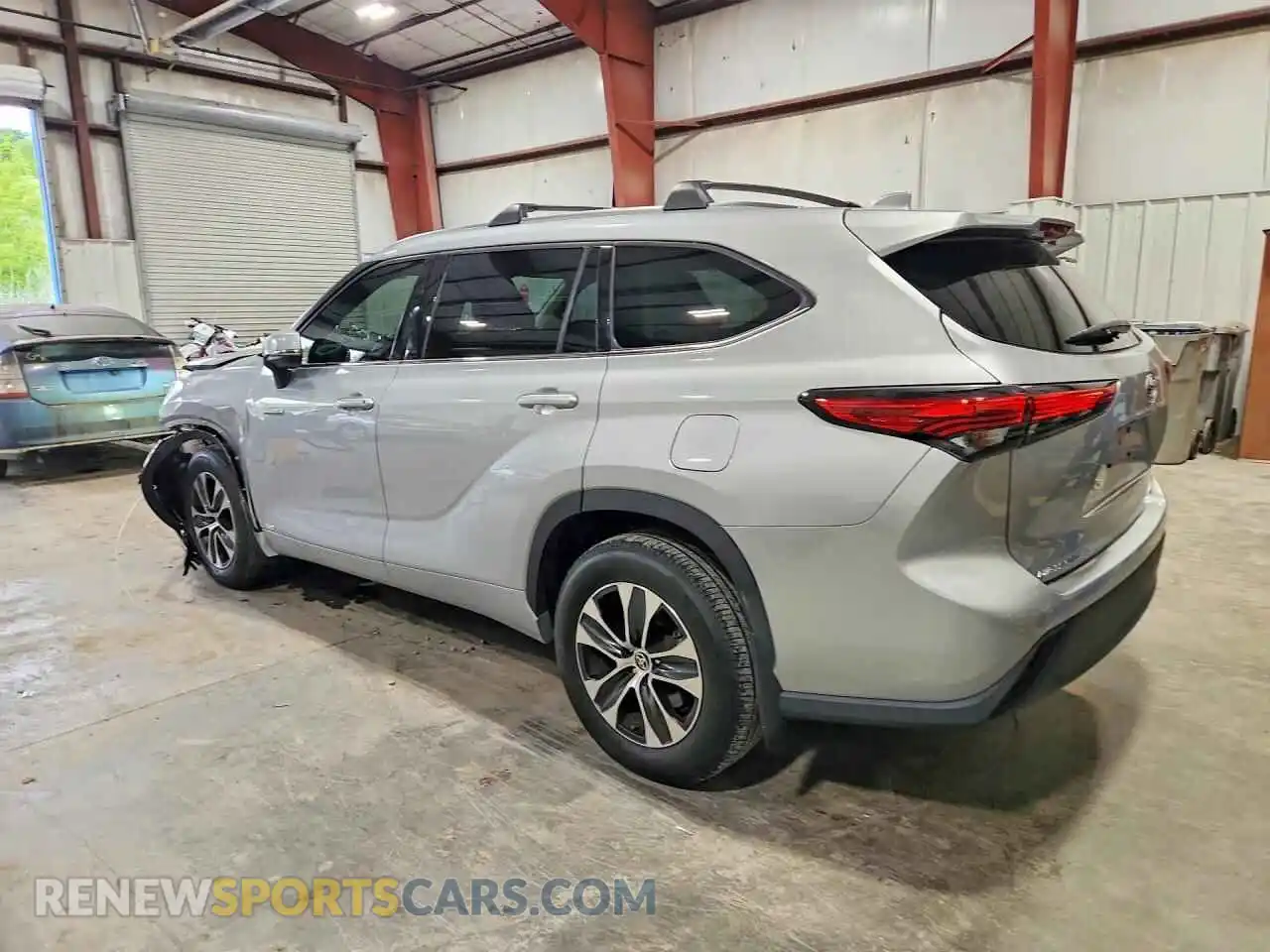 2 Фотография поврежденного автомобиля 5TDGBRCH3MS521697 TOYOTA HIGHLANDER 2021