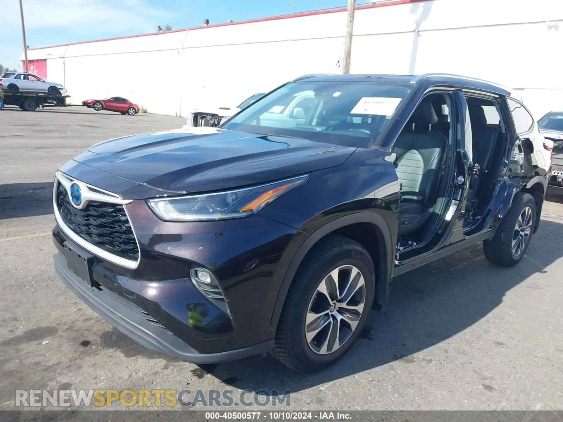 2 Photograph of a damaged car 5TDGBRCH9MS064653 TOYOTA HIGHLANDER 2021