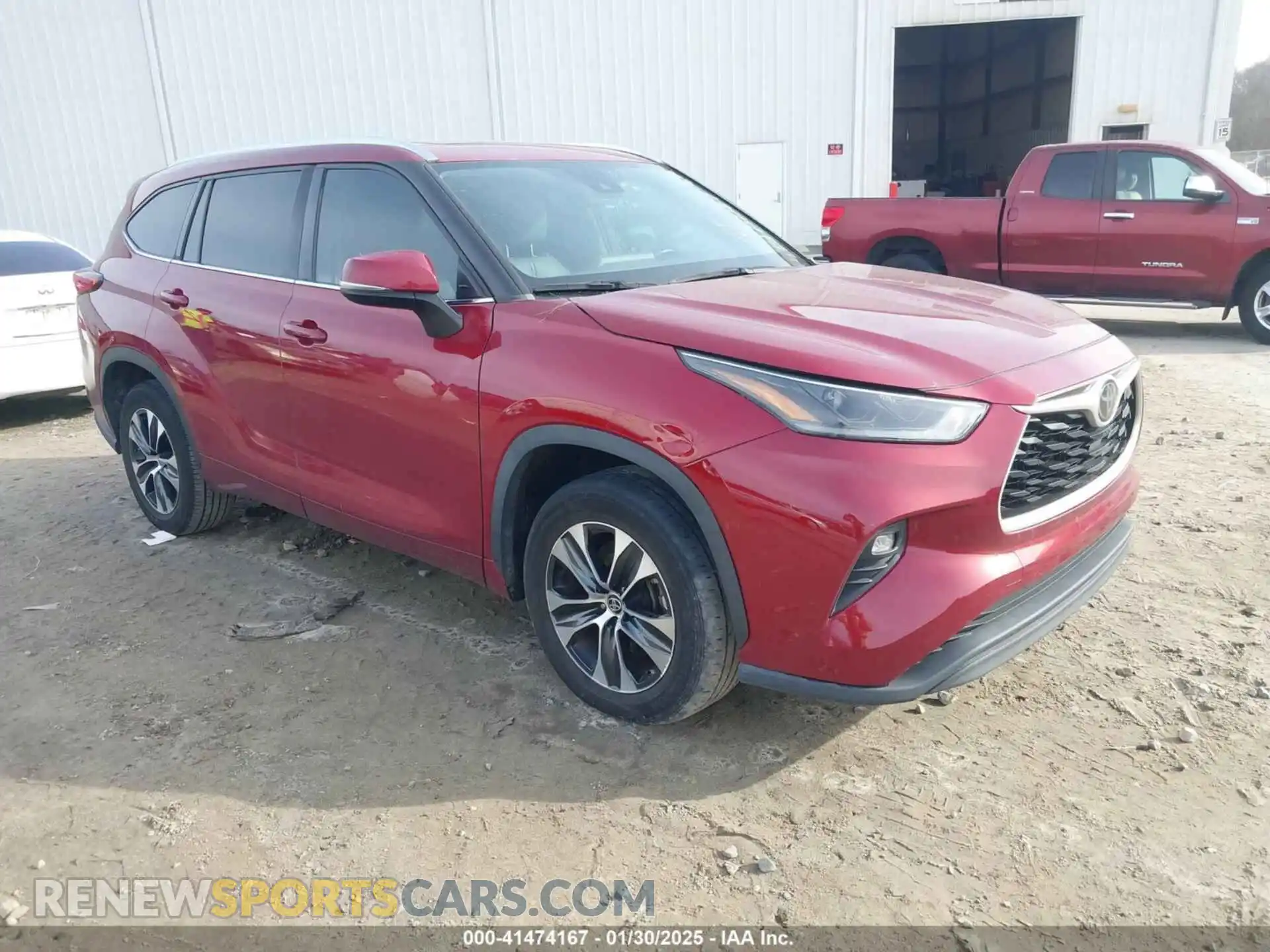 1 Фотография поврежденного автомобиля 5TDGZRAH0MS032592 TOYOTA HIGHLANDER 2021
