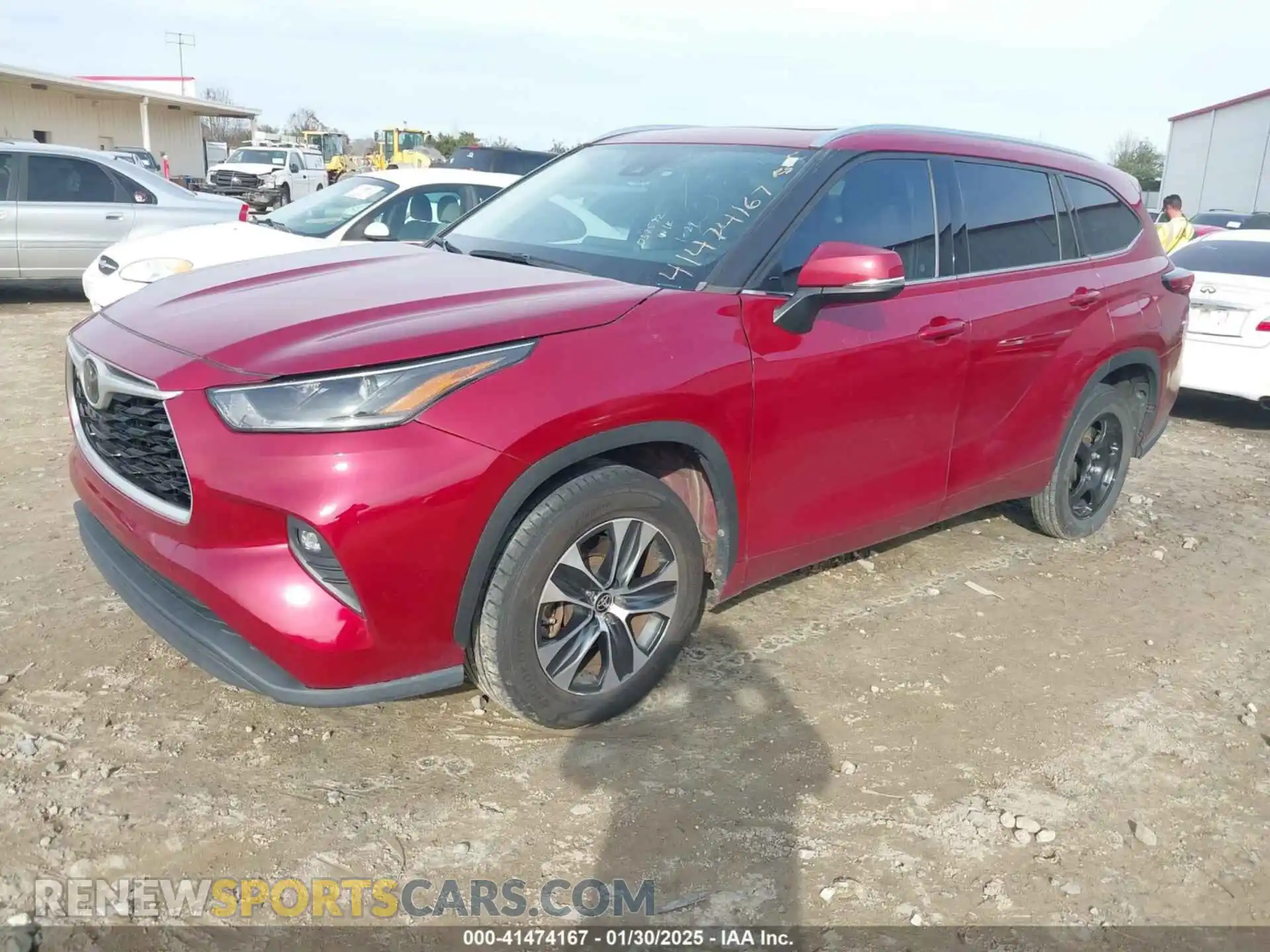 2 Фотография поврежденного автомобиля 5TDGZRAH0MS032592 TOYOTA HIGHLANDER 2021