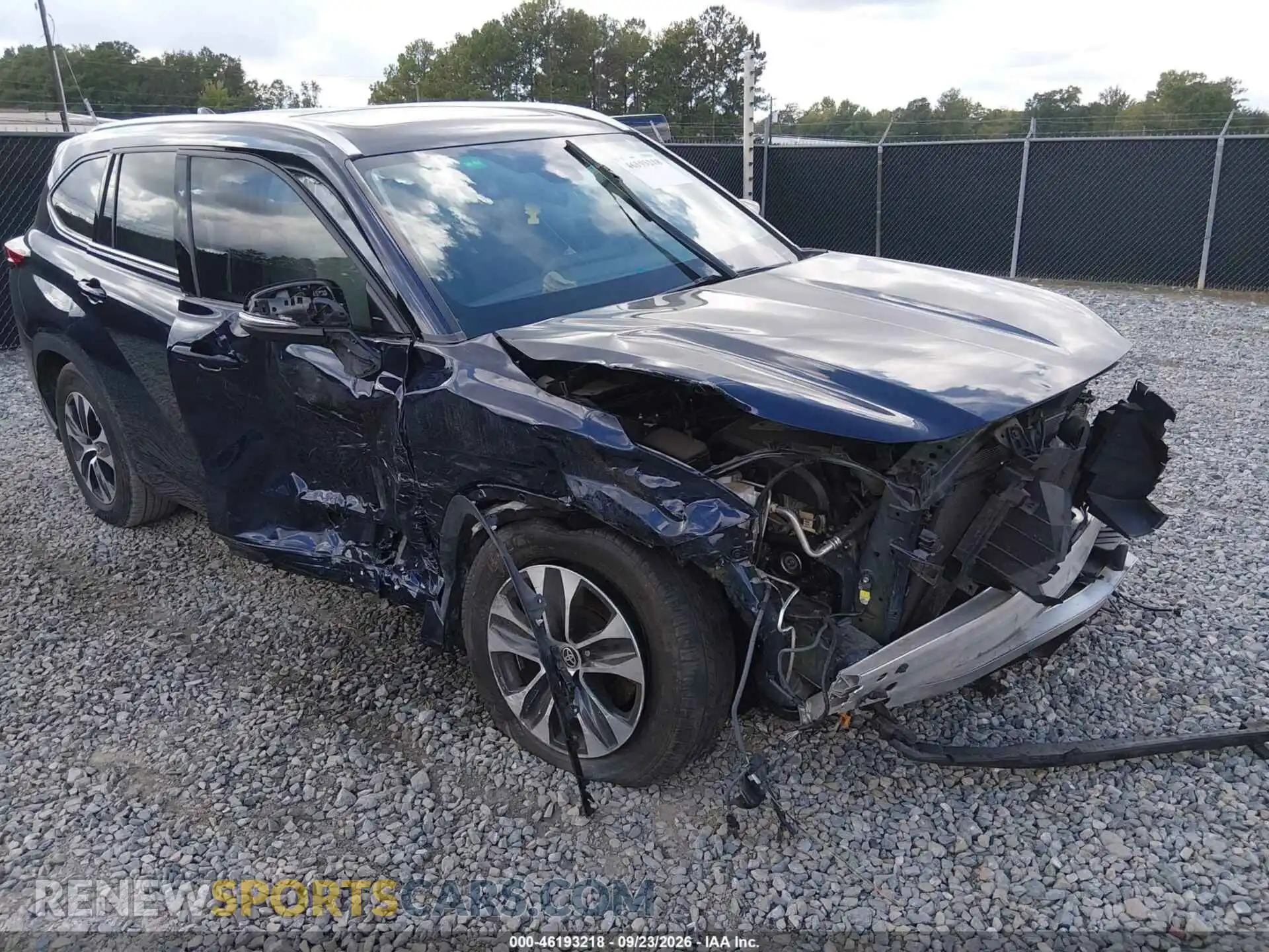 1 fotografías del automóvil dañado 5TDGZRAH0MS051059 TOYOTA HIGHLANDER 2021