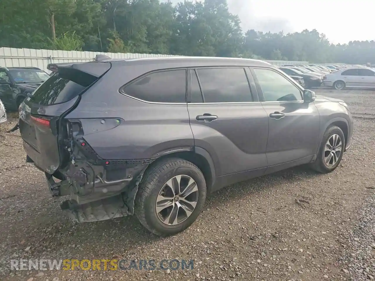 3 Photograph of a damaged car 5TDGZRAH0MS051353 TOYOTA HIGHLANDER 2021