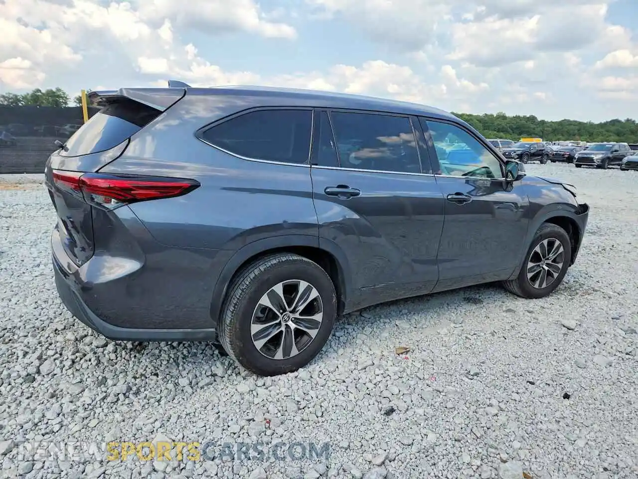 3 Фотография поврежденного автомобиля 5TDGZRAH0MS516133 TOYOTA HIGHLANDER 2021