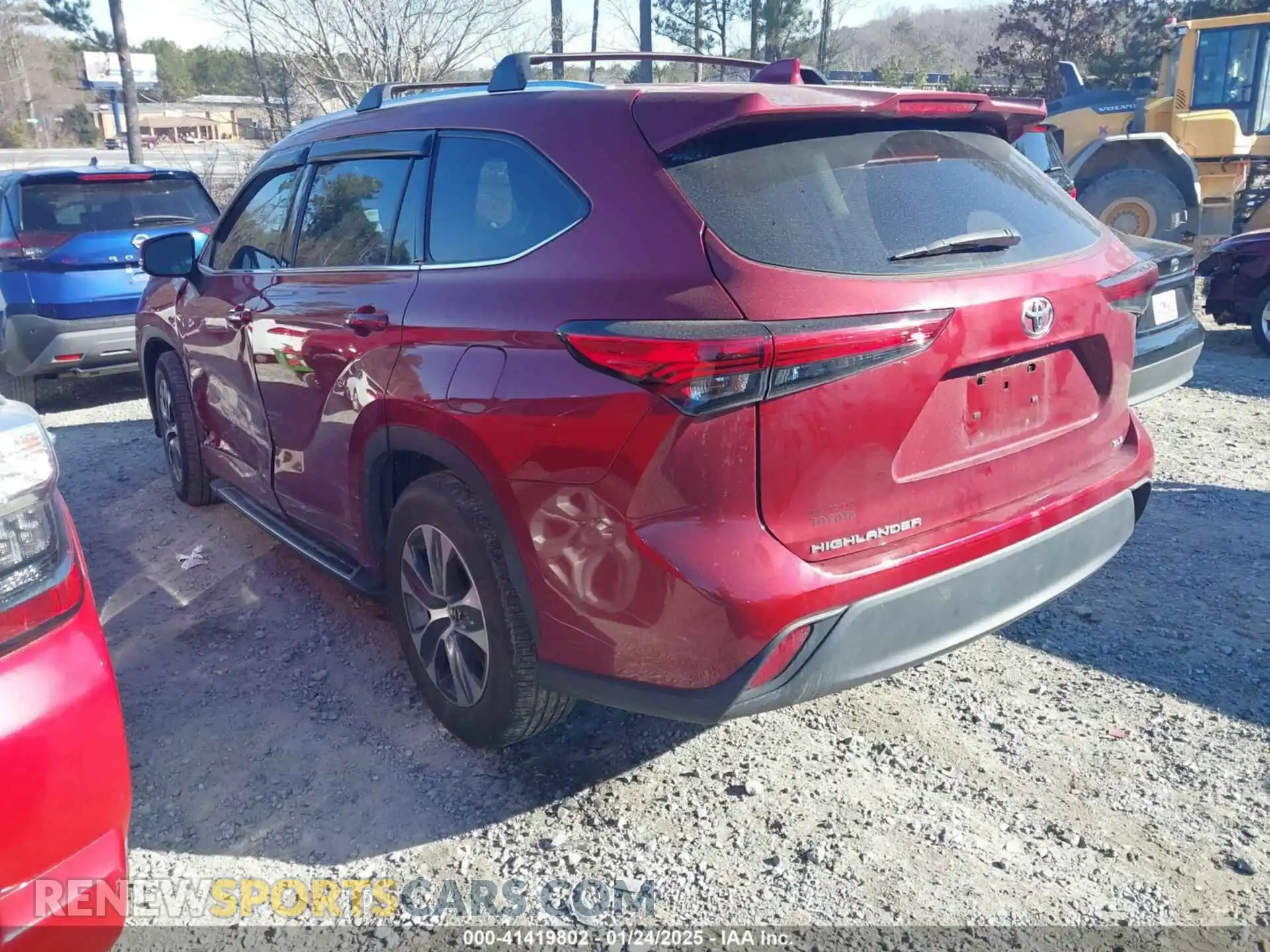3 Photograph of a damaged car 5TDGZRAH1MS086225 TOYOTA HIGHLANDER 2021