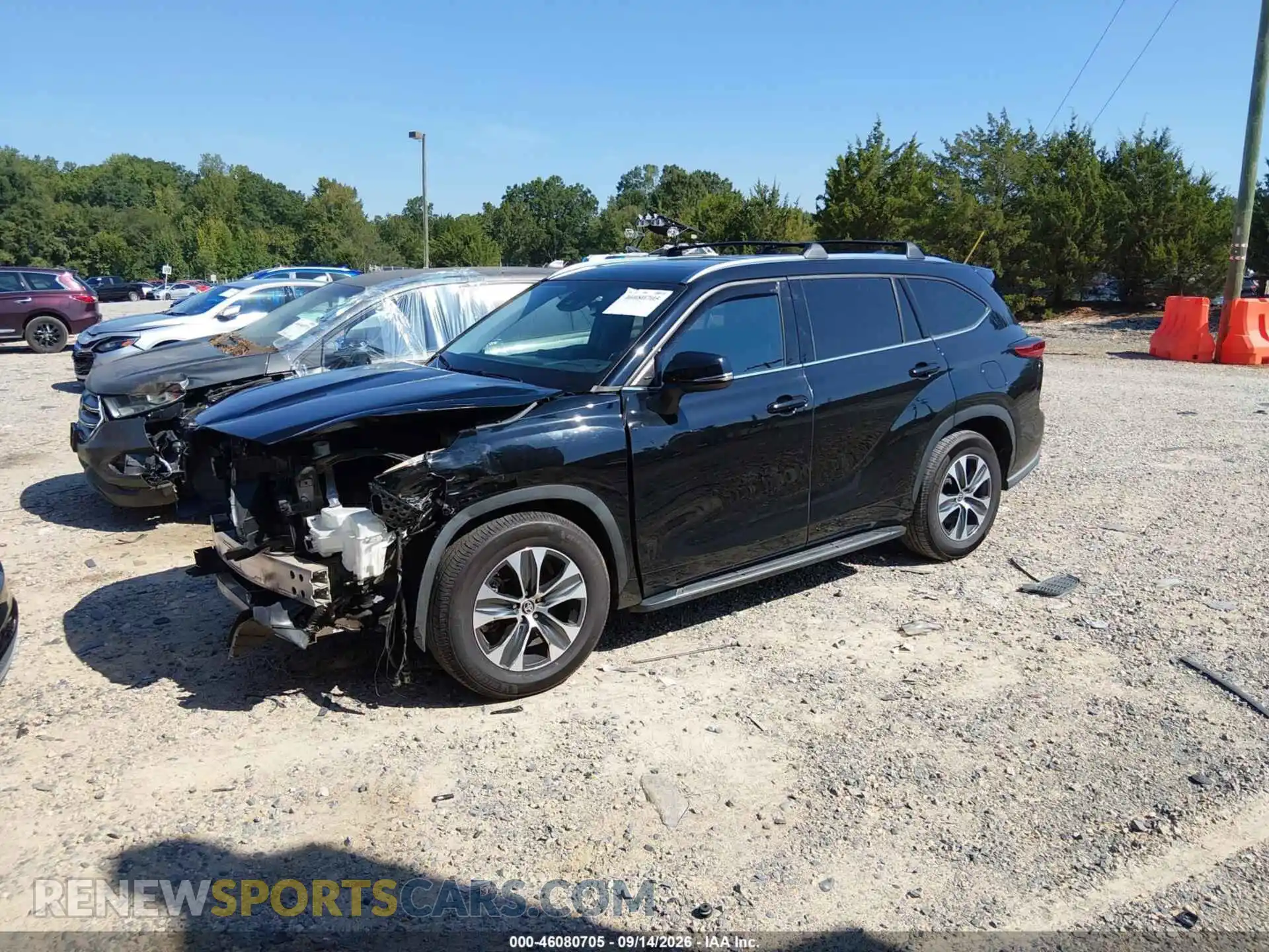 2 Photograph of a damaged car 5TDGZRAH1MS521700 TOYOTA HIGHLANDER 2021
