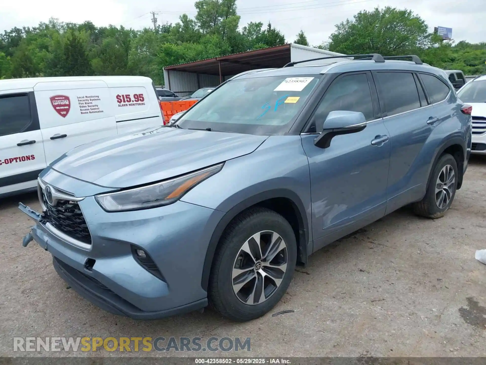 2 Photograph of a damaged car 5TDGZRAH2MS033713 TOYOTA HIGHLANDER 2021