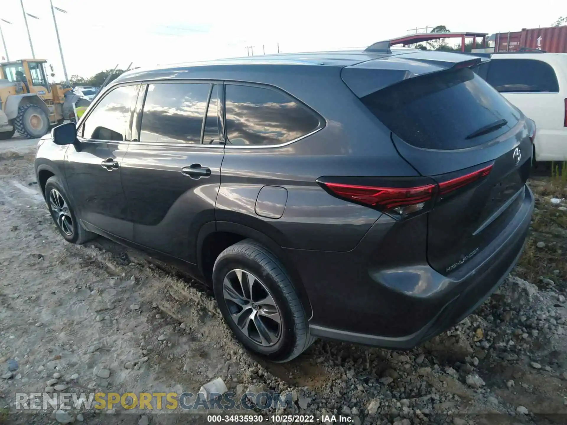 3 Фотография поврежденного автомобиля 5TDGZRAH2MS053038 TOYOTA HIGHLANDER 2021