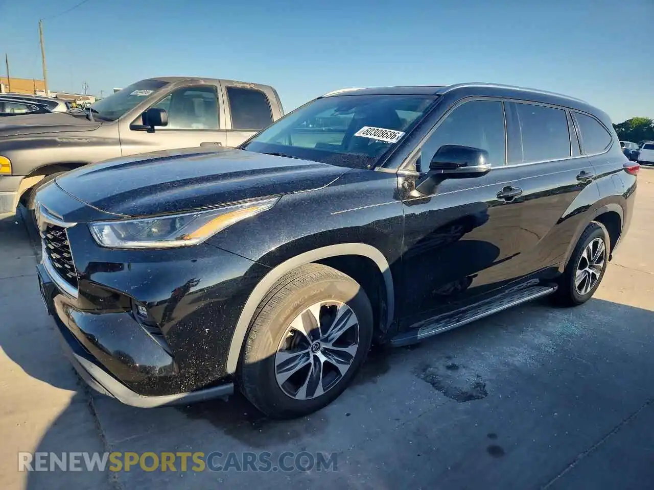 1 Photograph of a damaged car 5TDGZRAH2MS081065 TOYOTA HIGHLANDER 2021