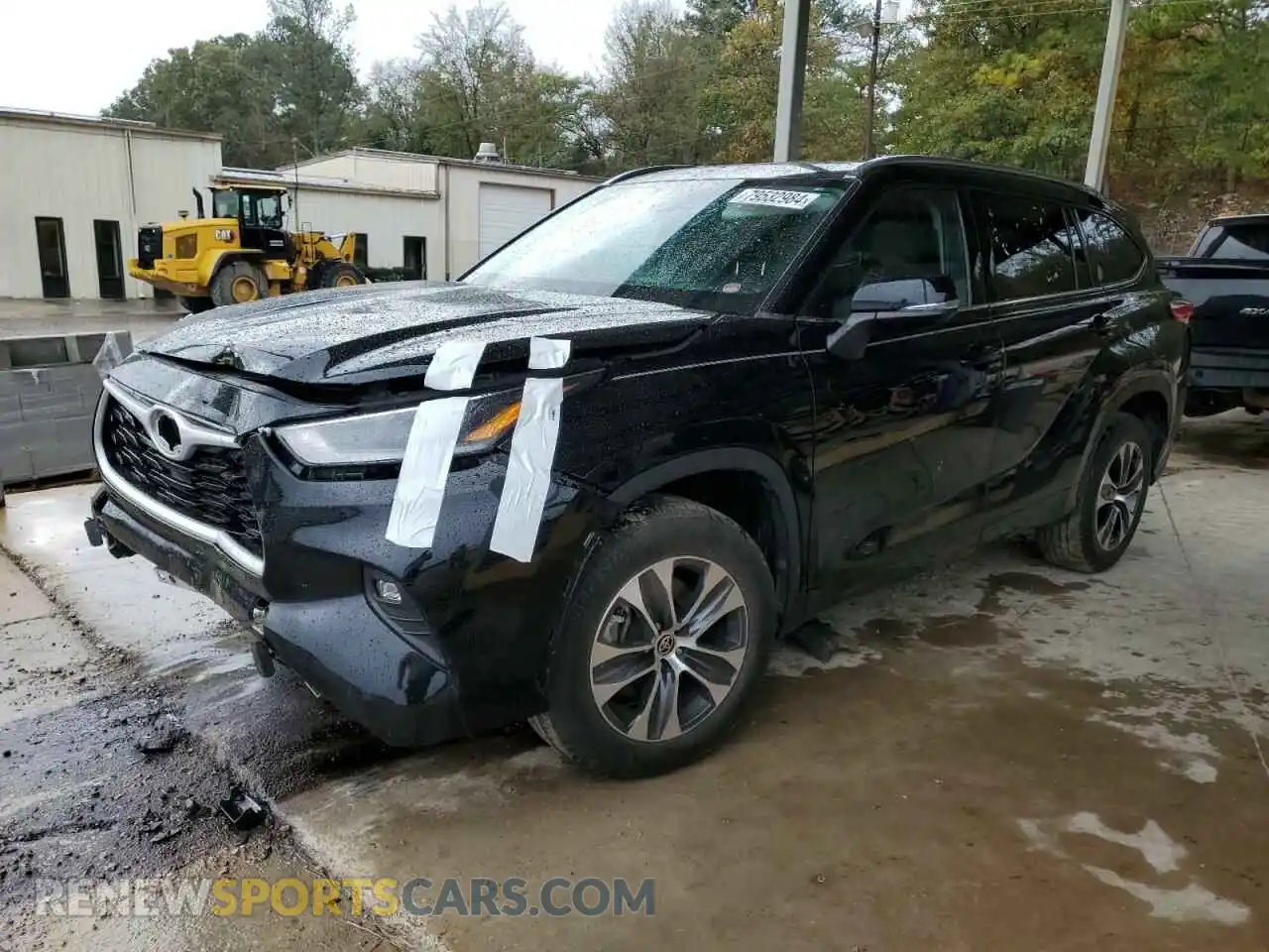 1 Photograph of a damaged car 5TDGZRAH2MS536710 TOYOTA HIGHLANDER 2021