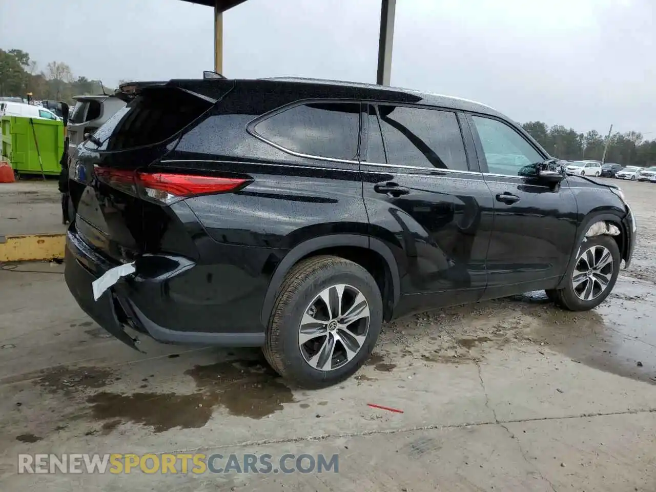 3 Photograph of a damaged car 5TDGZRAH2MS536710 TOYOTA HIGHLANDER 2021
