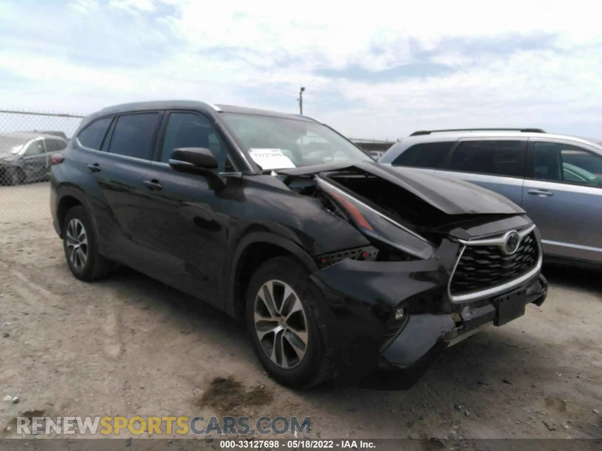 1 Photograph of a damaged car 5TDGZRAH3MS042565 TOYOTA HIGHLANDER 2021