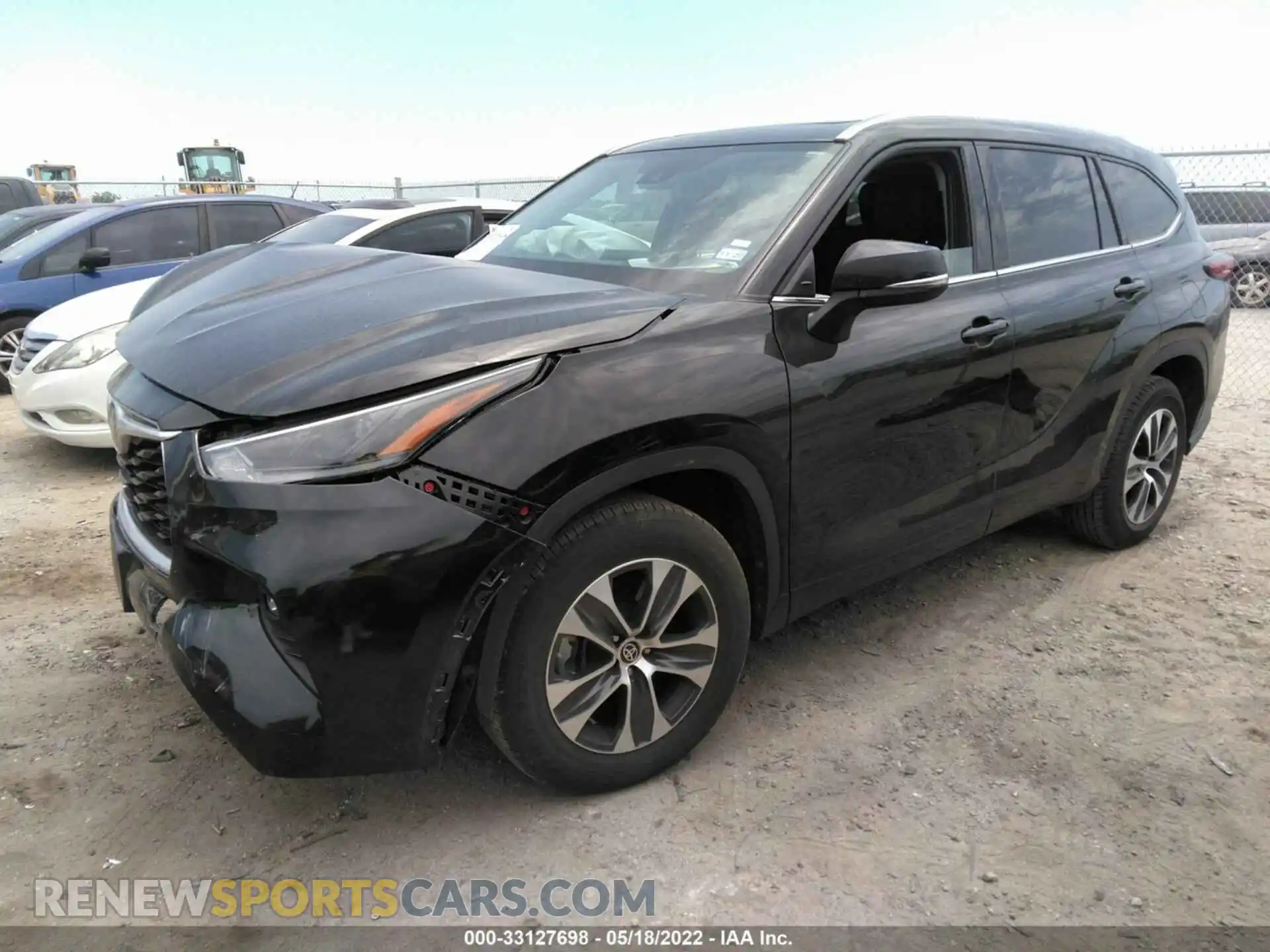 2 Photograph of a damaged car 5TDGZRAH3MS042565 TOYOTA HIGHLANDER 2021