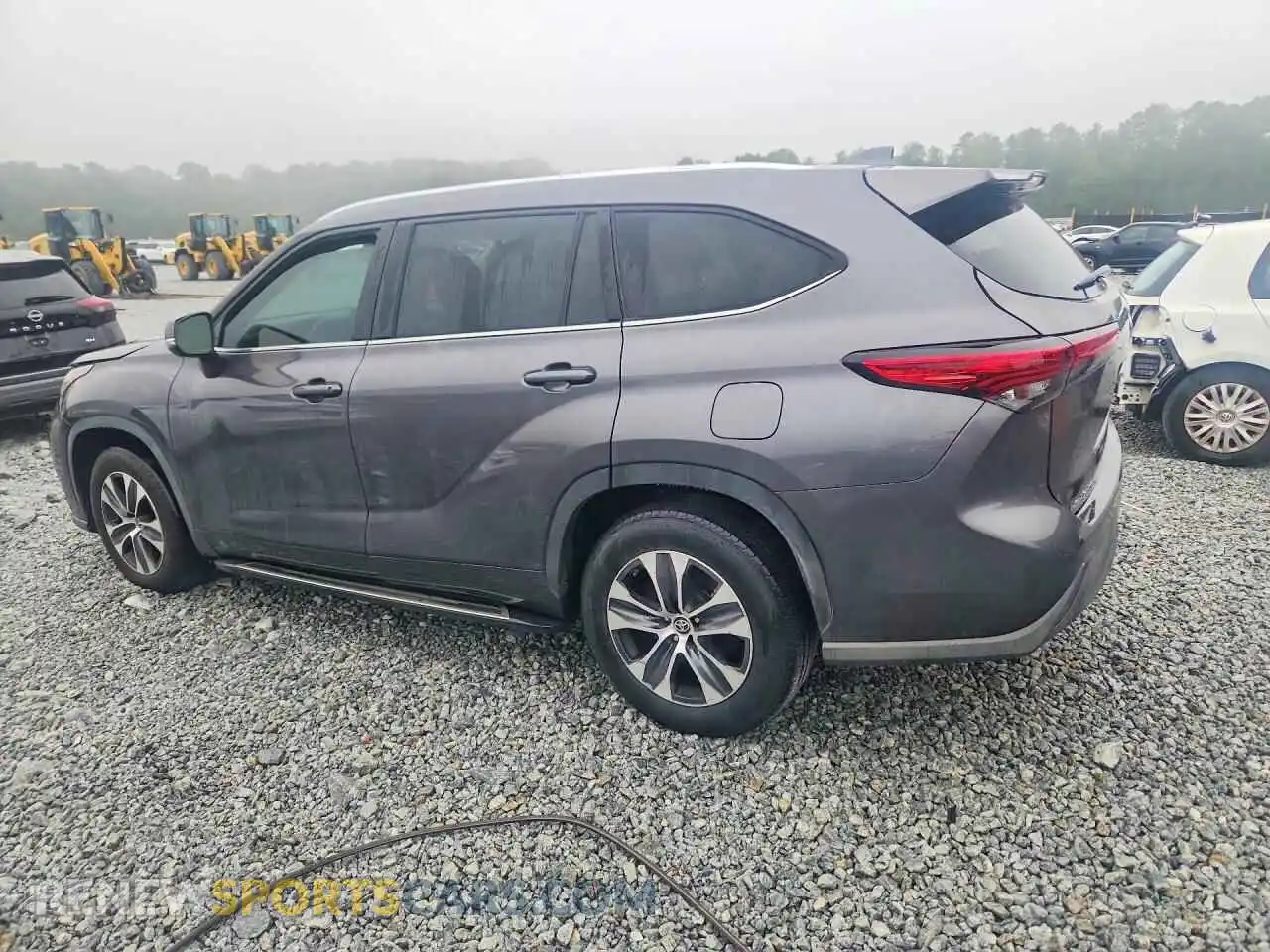 2 Фотография поврежденного автомобиля 5TDGZRAH4MS534618 TOYOTA HIGHLANDER 2021