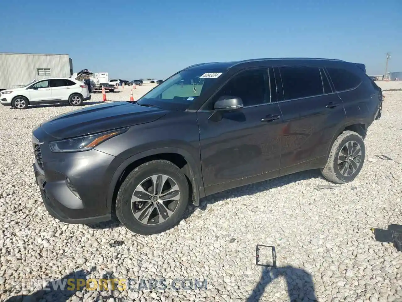 1 Photograph of a damaged car 5TDGZRAH5MS039246 TOYOTA HIGHLANDER 2021