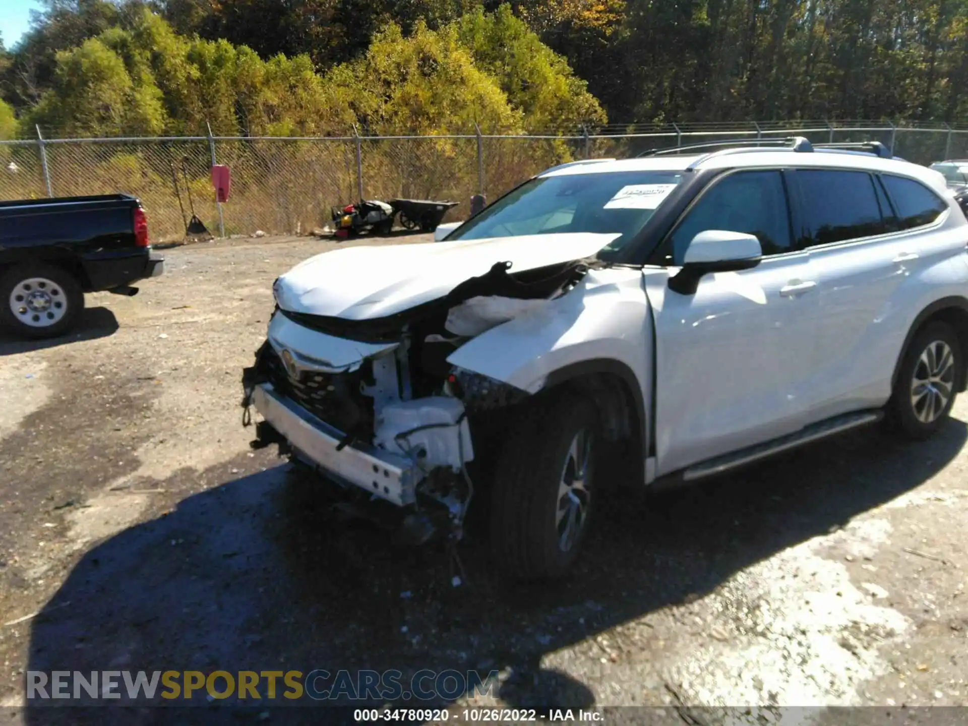 2 Фотография поврежденного автомобиля 5TDGZRAH5MS078774 TOYOTA HIGHLANDER 2021