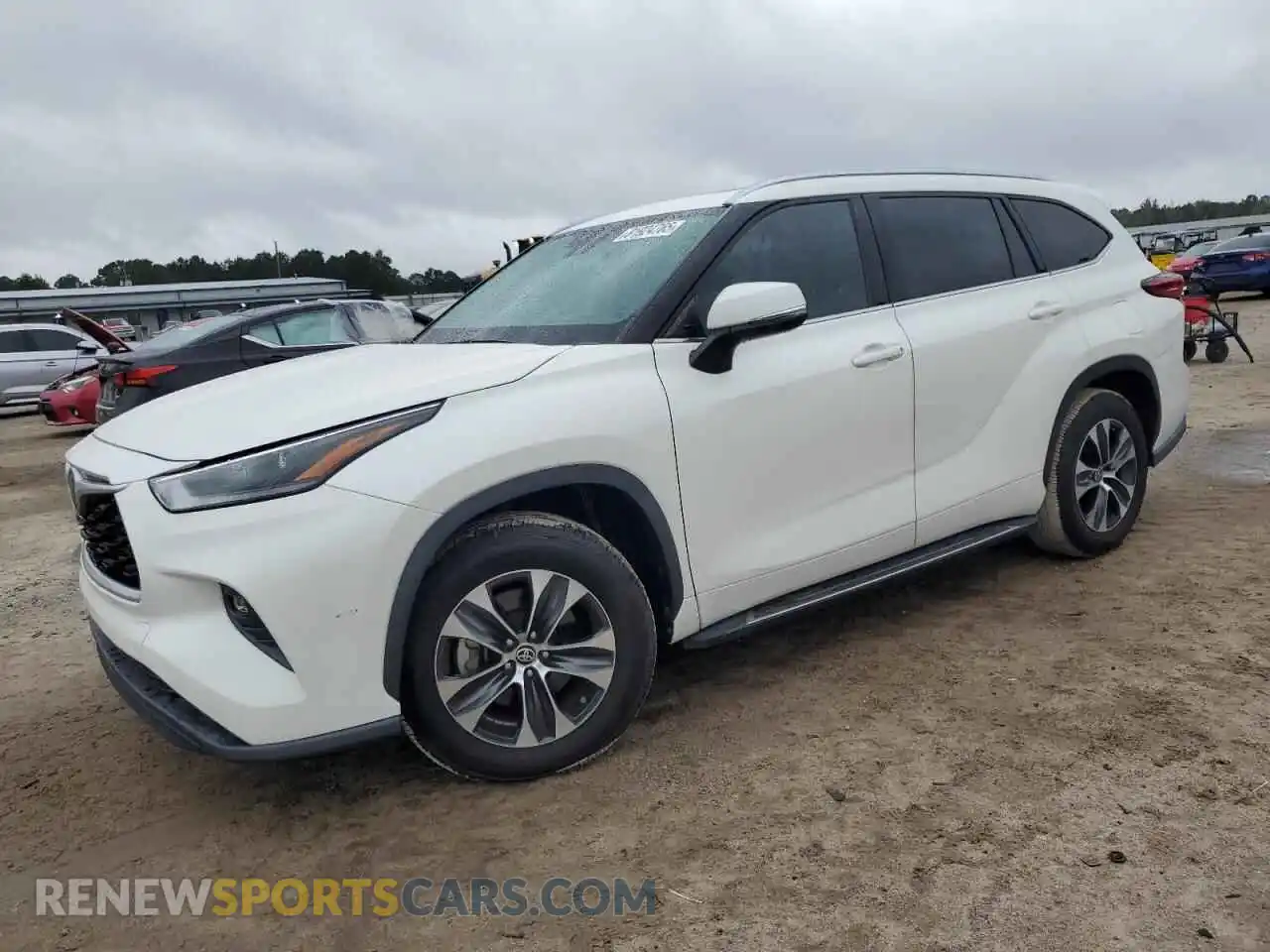 1 Photograph of a damaged car 5TDGZRAH7MS515190 TOYOTA HIGHLANDER 2021