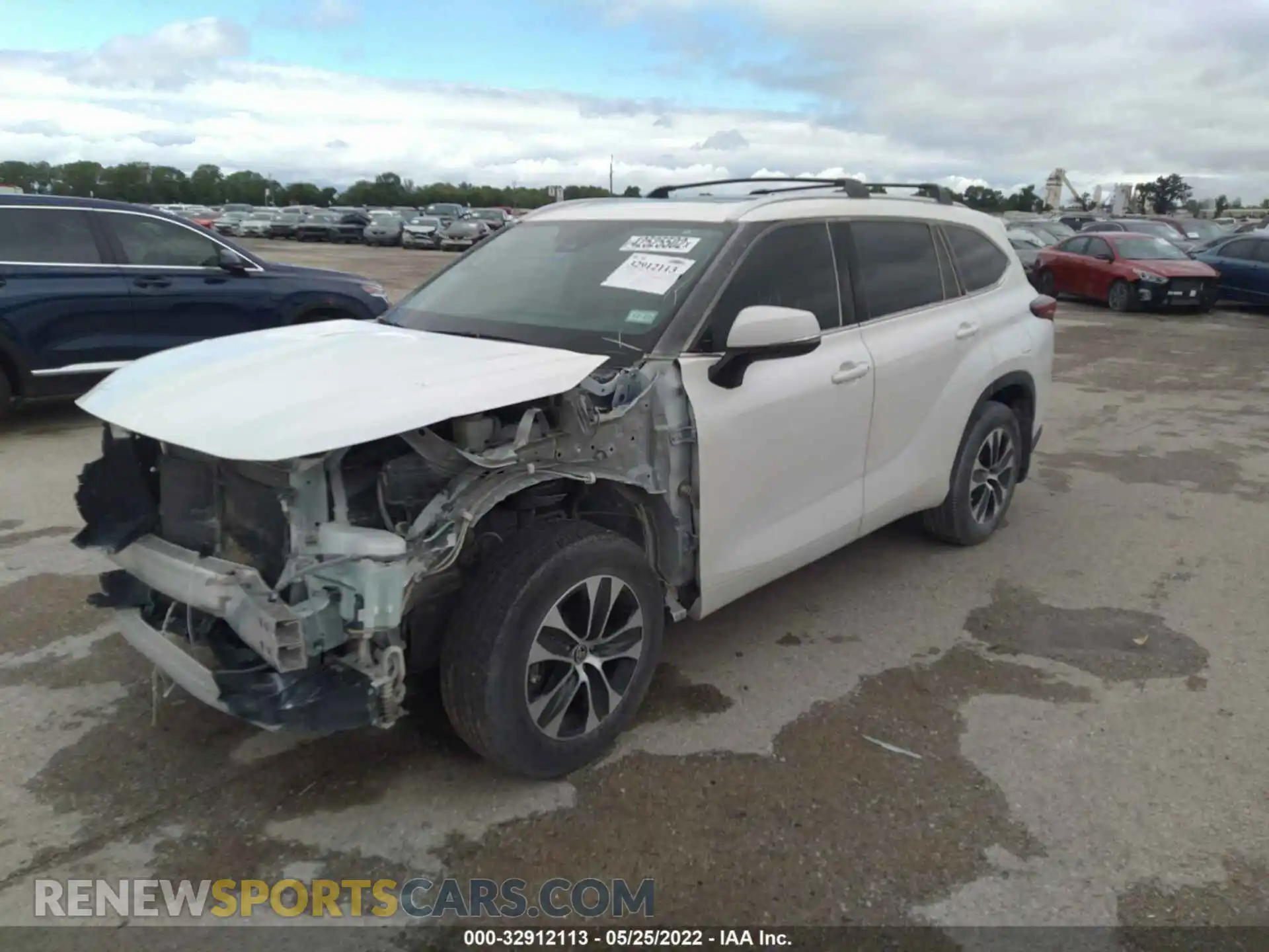 2 Фотография поврежденного автомобиля 5TDGZRAH8MS040889 TOYOTA HIGHLANDER 2021