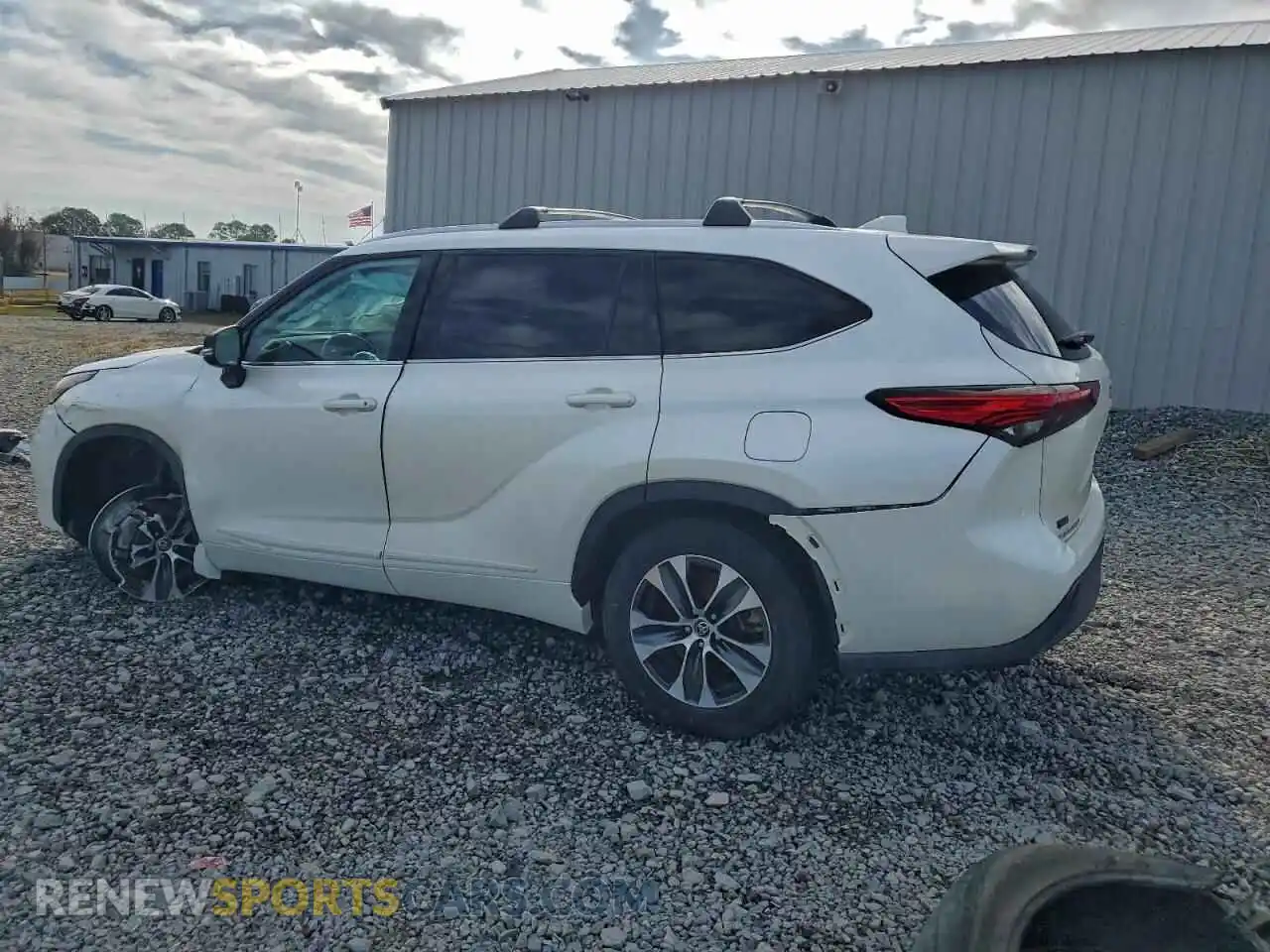 2 Фотография поврежденного автомобиля 5TDGZRAH8MS052055 TOYOTA HIGHLANDER 2021