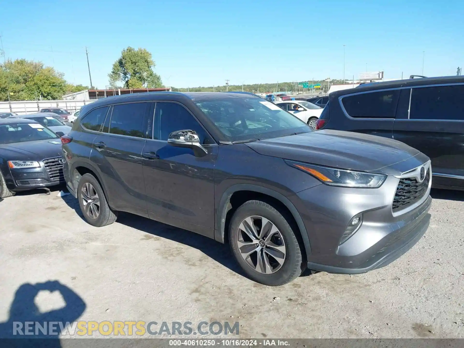 1 Photograph of a damaged car 5TDGZRAH9MS520522 TOYOTA HIGHLANDER 2021