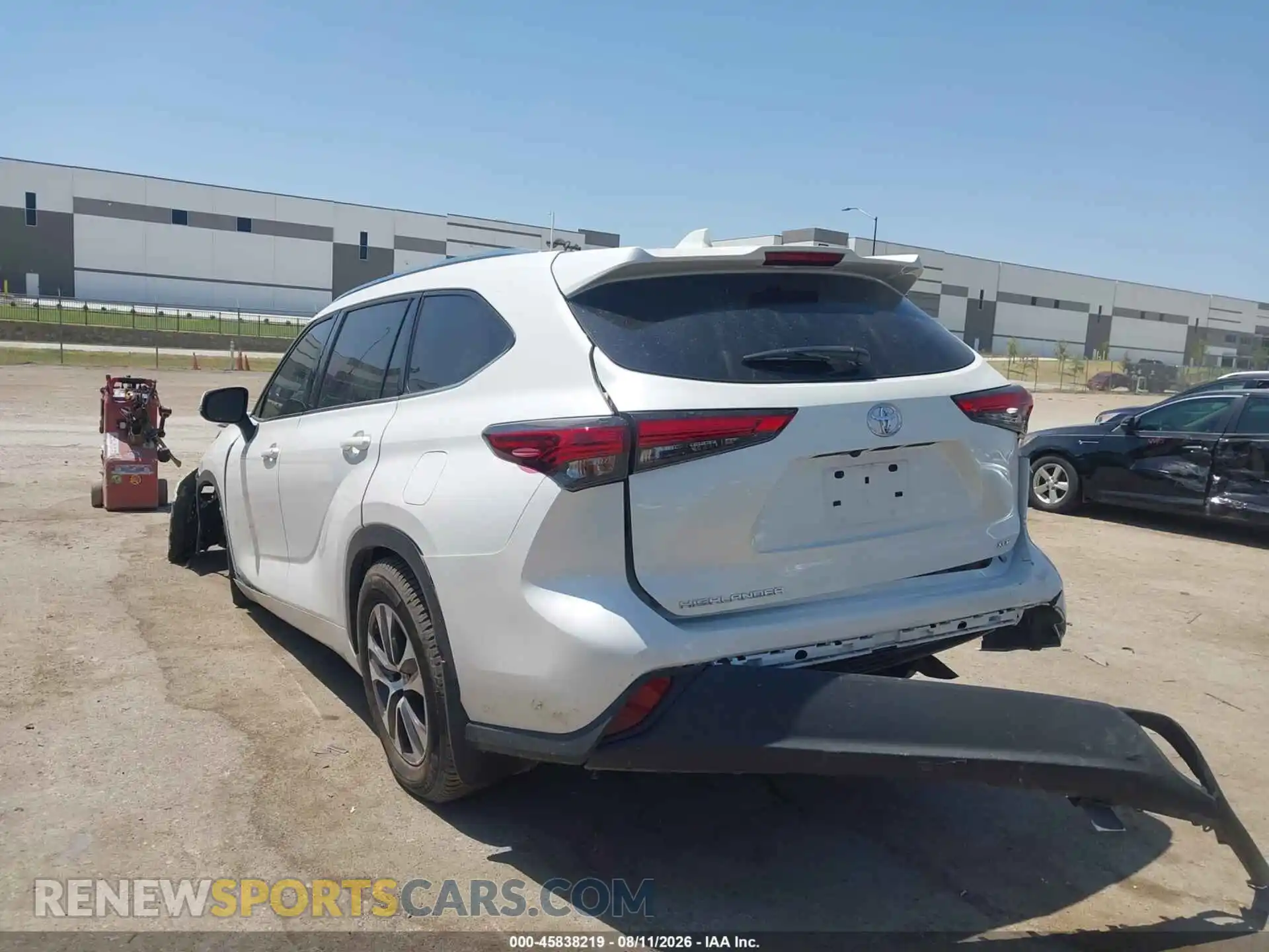 3 Фотография поврежденного автомобиля 5TDGZRAH9MS533979 TOYOTA HIGHLANDER 2021