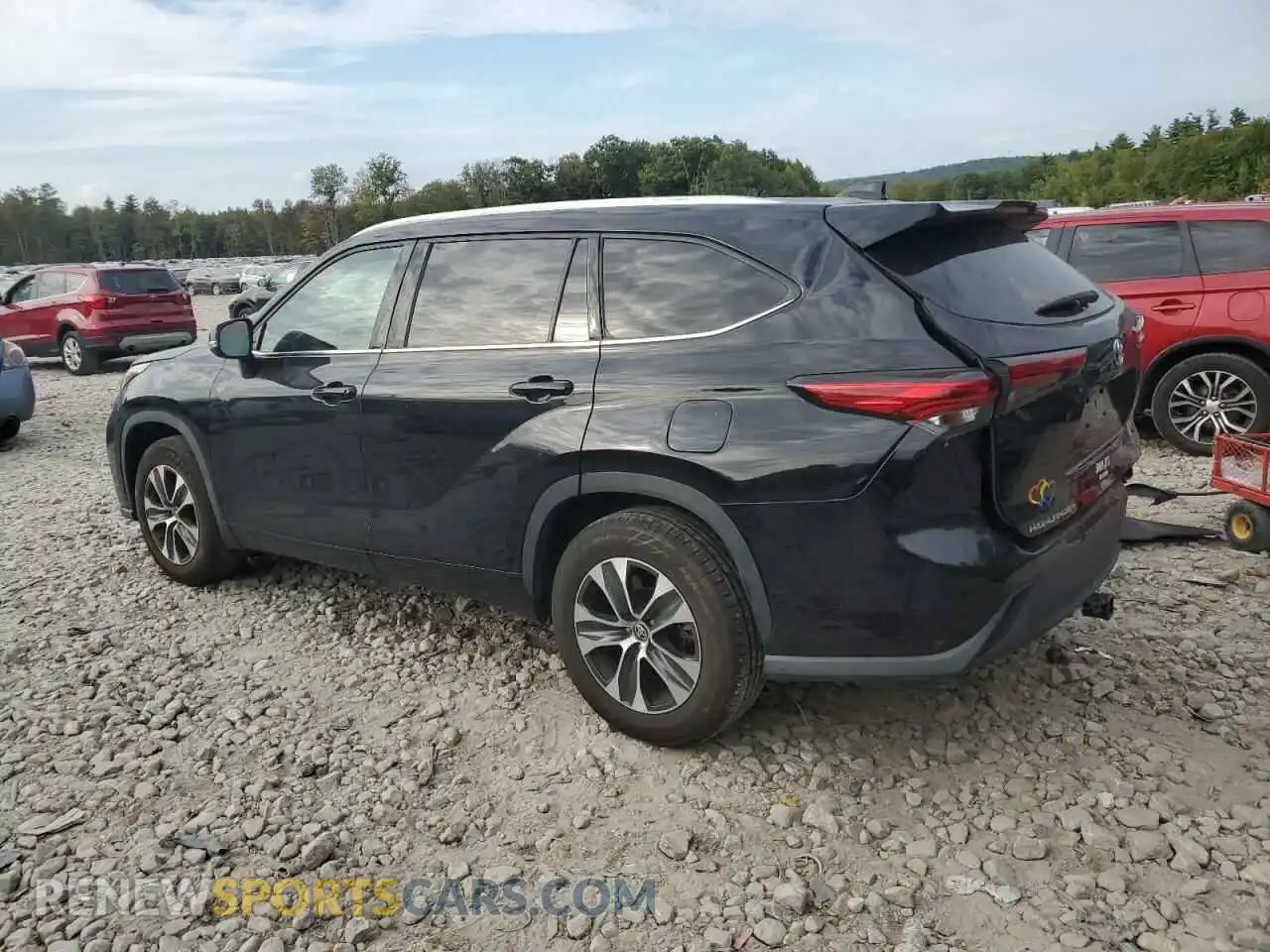 2 Фотография поврежденного автомобиля 5TDGZRAHXMS041350 TOYOTA HIGHLANDER 2021