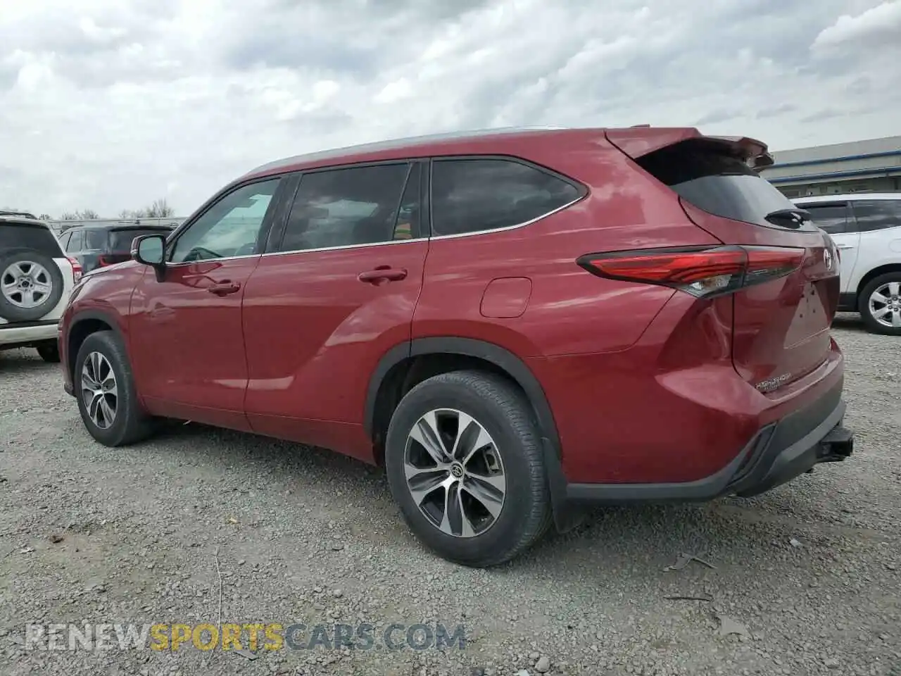 2 Photograph of a damaged car 5TDGZRBH0MS085971 TOYOTA HIGHLANDER 2021