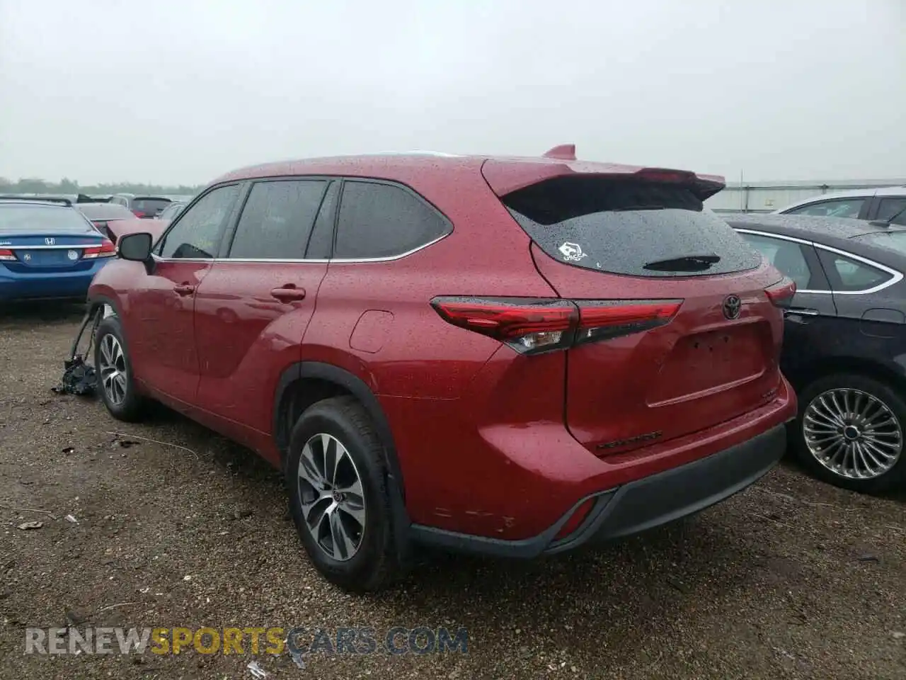 3 Фотография поврежденного автомобиля 5TDGZRBH0MS110013 TOYOTA HIGHLANDER 2021