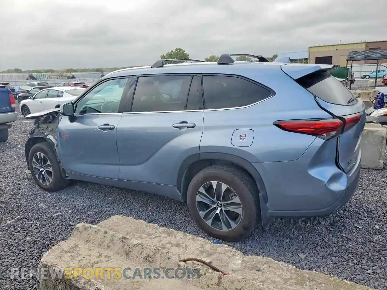2 Photograph of a damaged car 5TDGZRBH0MS117009 TOYOTA HIGHLANDER 2021