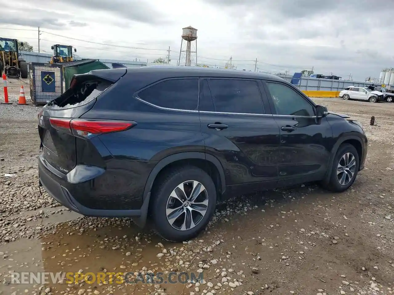 3 Фотография поврежденного автомобиля 5TDGZRBH0MS537305 TOYOTA HIGHLANDER 2021