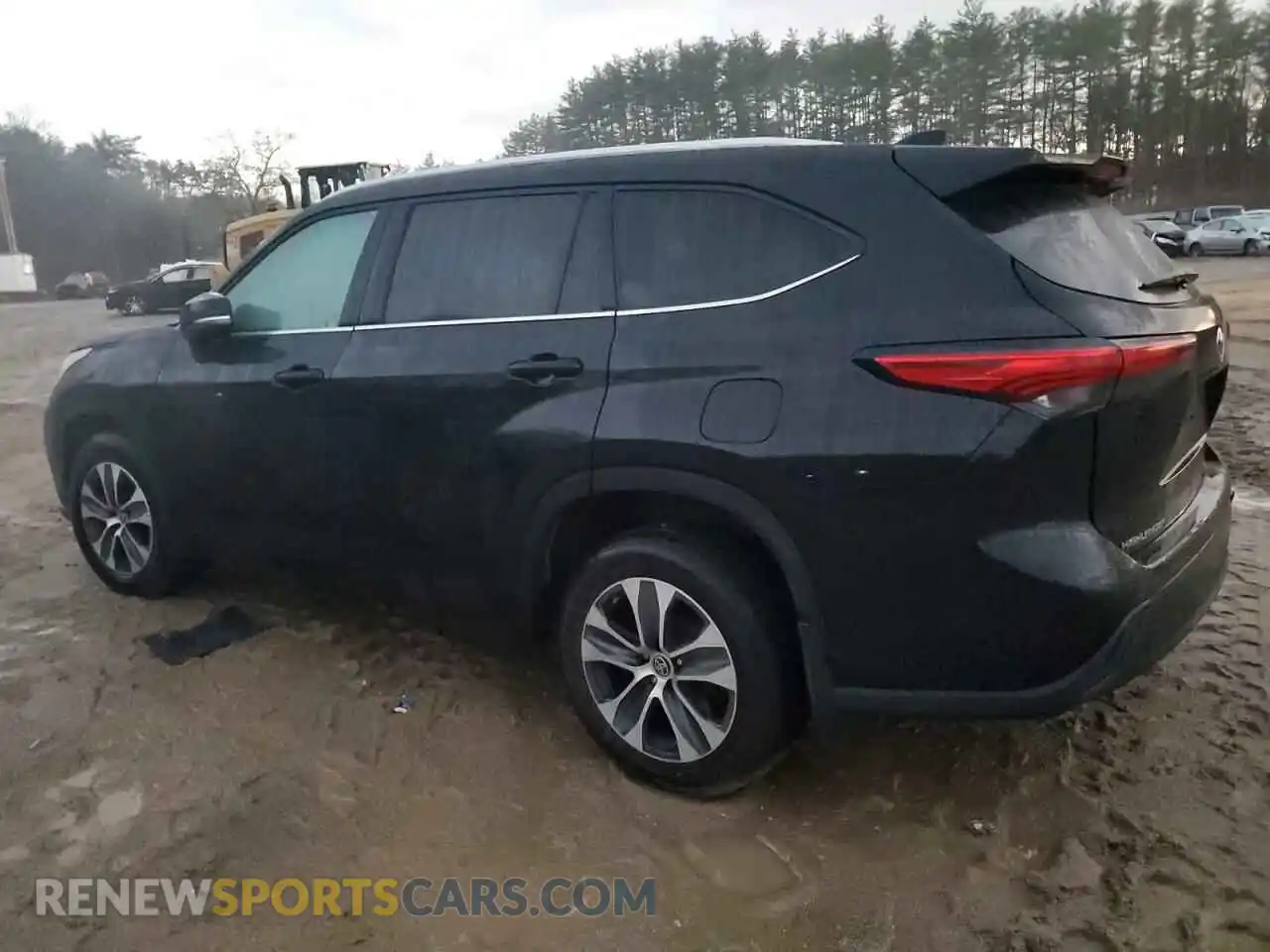 2 Photograph of a damaged car 5TDGZRBH0MS549714 TOYOTA HIGHLANDER 2021