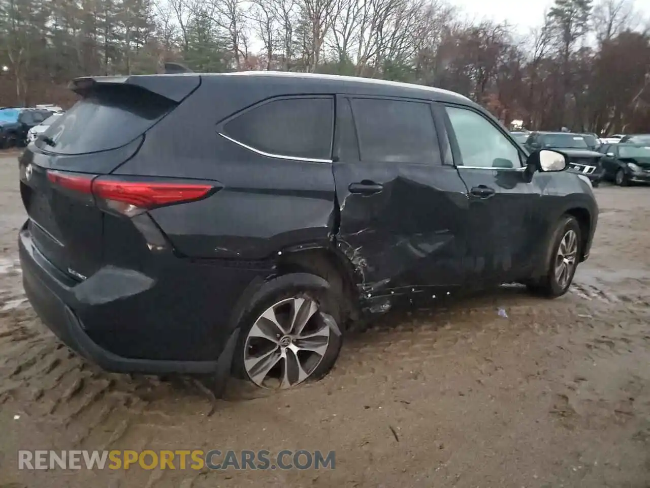 3 Photograph of a damaged car 5TDGZRBH0MS549714 TOYOTA HIGHLANDER 2021