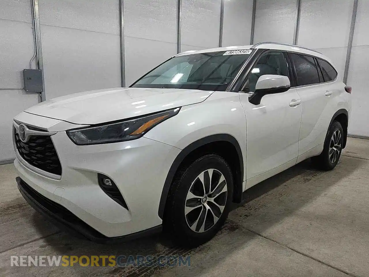 1 Photograph of a damaged car 5TDGZRBH1MS078379 TOYOTA HIGHLANDER 2021