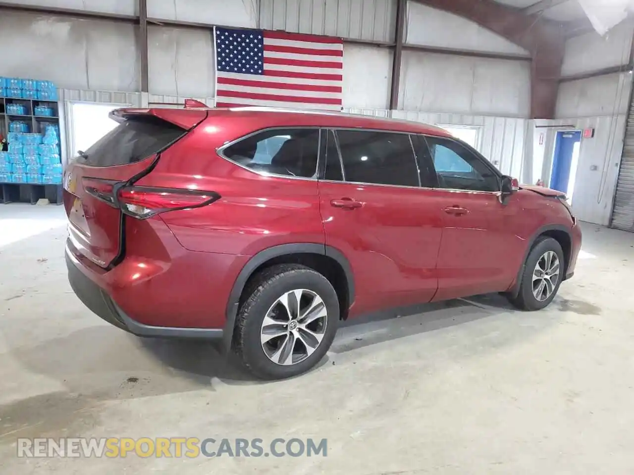 3 Photograph of a damaged car 5TDGZRBH1MS086417 TOYOTA HIGHLANDER 2021
