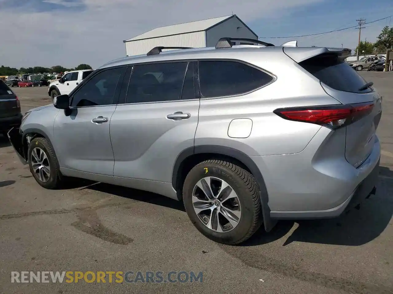 2 Photograph of a damaged car 5TDGZRBH1MS117598 TOYOTA HIGHLANDER 2021