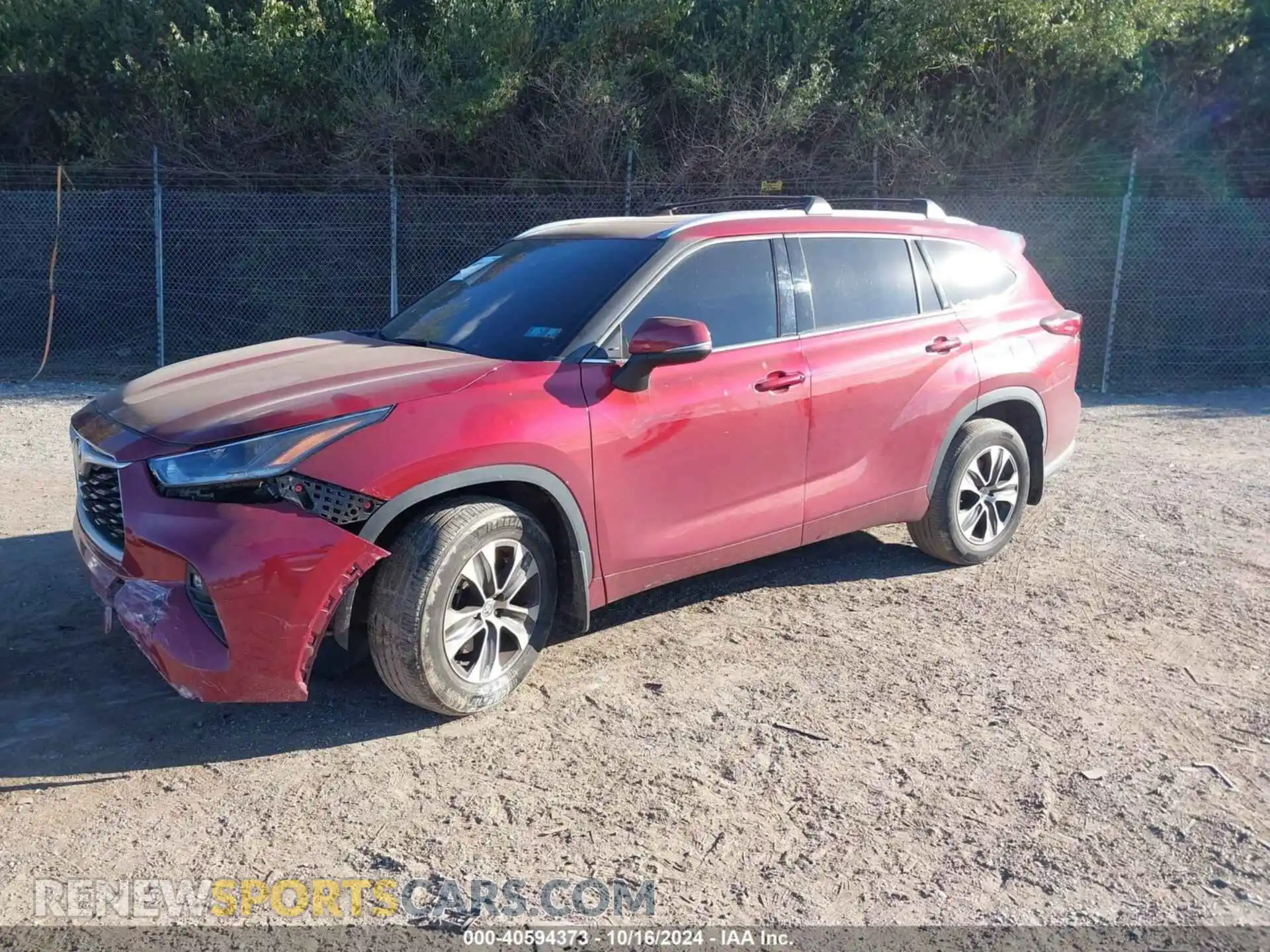 2 Photograph of a damaged car 5TDGZRBH1MS541315 TOYOTA HIGHLANDER 2021