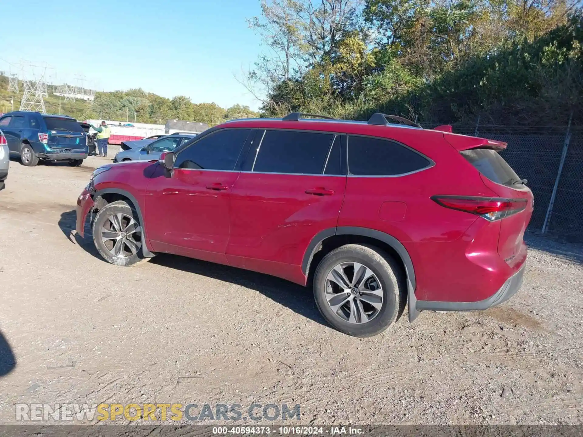 3 Photograph of a damaged car 5TDGZRBH1MS541315 TOYOTA HIGHLANDER 2021