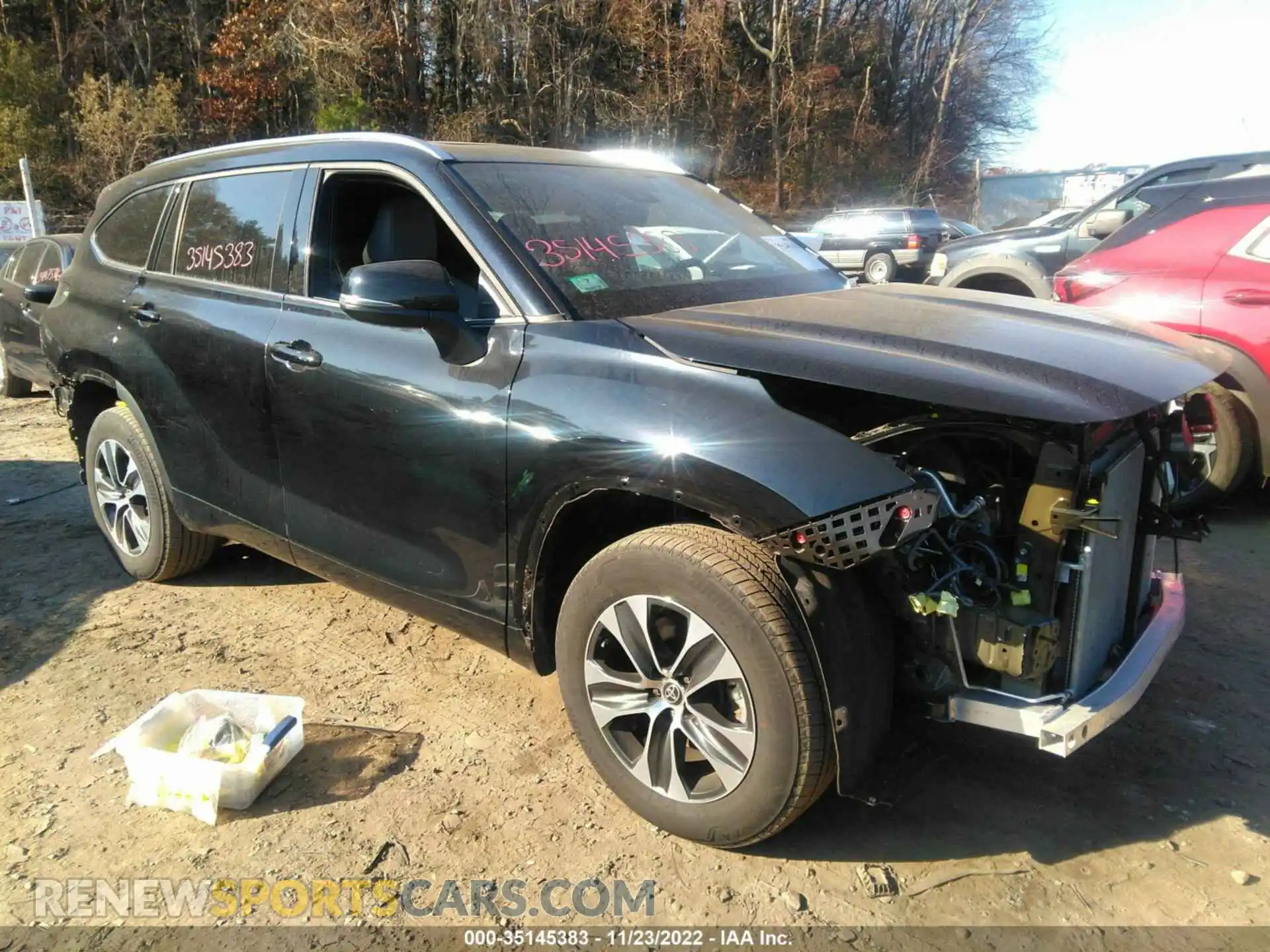 1 Photograph of a damaged car 5TDGZRBH1MS549690 TOYOTA HIGHLANDER 2021