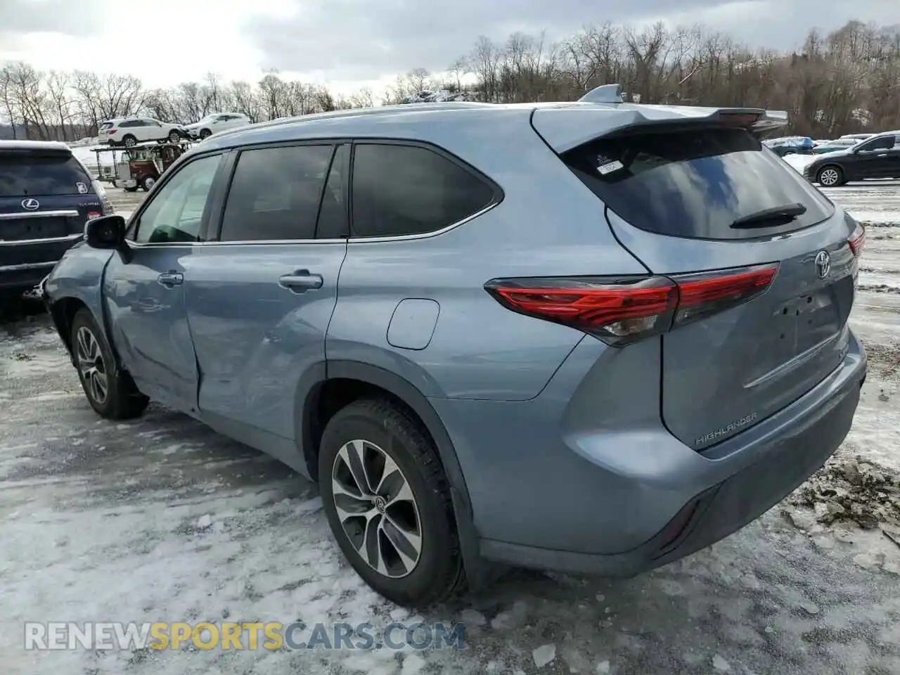 2 Photograph of a damaged car 5TDGZRBH2MS066080 TOYOTA HIGHLANDER 2021