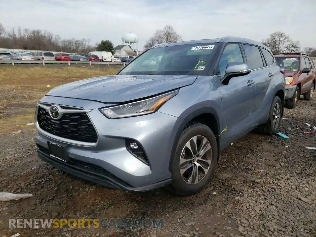 2 Photograph of a damaged car 5TDGZRBH2MS142283 TOYOTA HIGHLANDER 2021