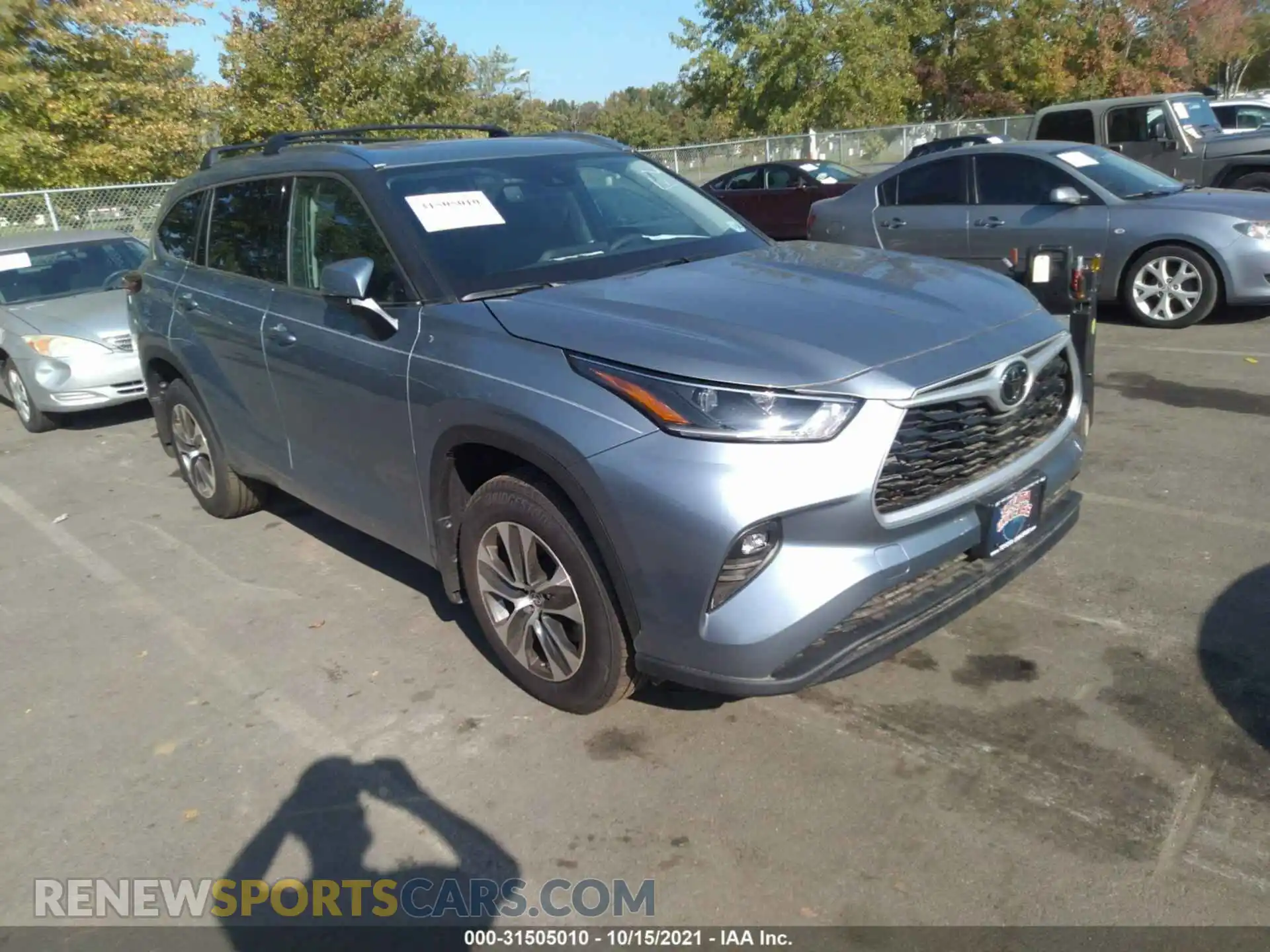 1 Фотография поврежденного автомобиля 5TDGZRBH2MS145488 TOYOTA HIGHLANDER 2021