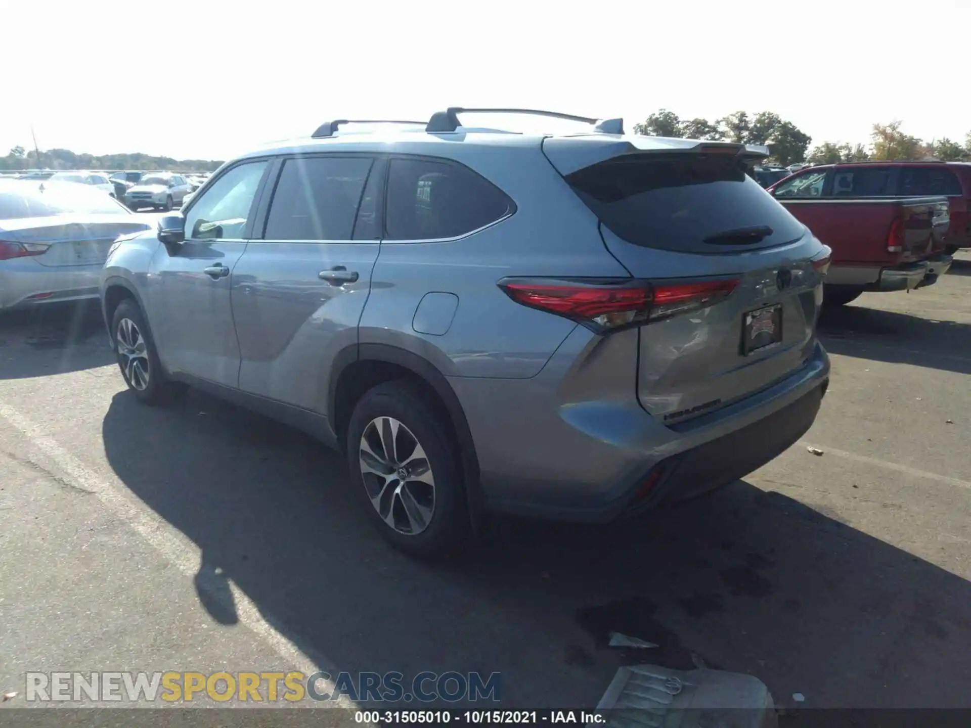 3 Фотография поврежденного автомобиля 5TDGZRBH2MS145488 TOYOTA HIGHLANDER 2021