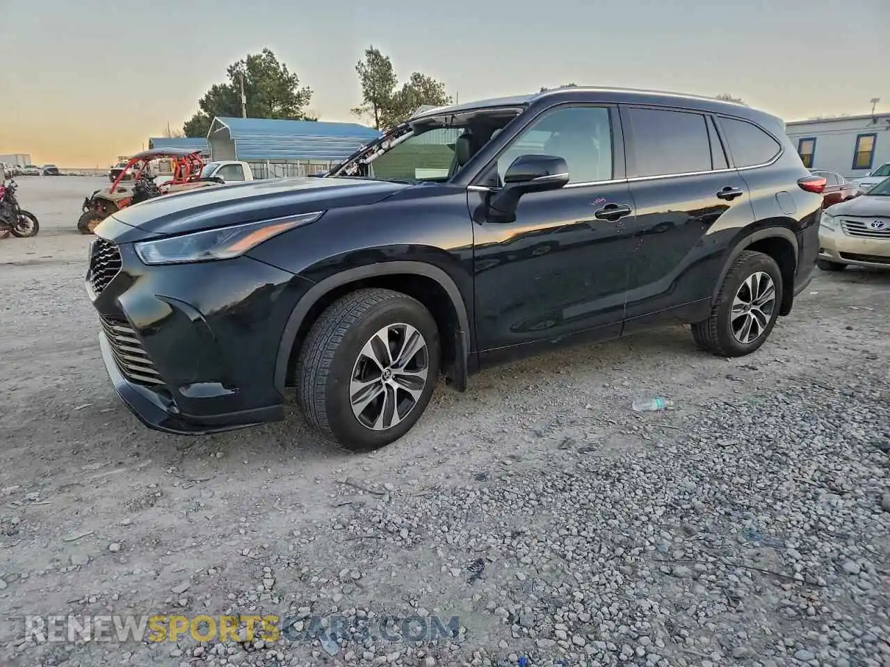 1 Photograph of a damaged car 5TDGZRBH2MS559323 TOYOTA HIGHLANDER 2021